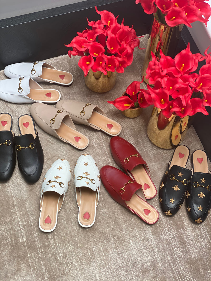 Gucci bee mule on sale