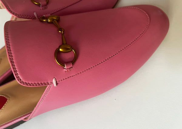 NEW IN Monaveen Pink Leather Slipper Mules