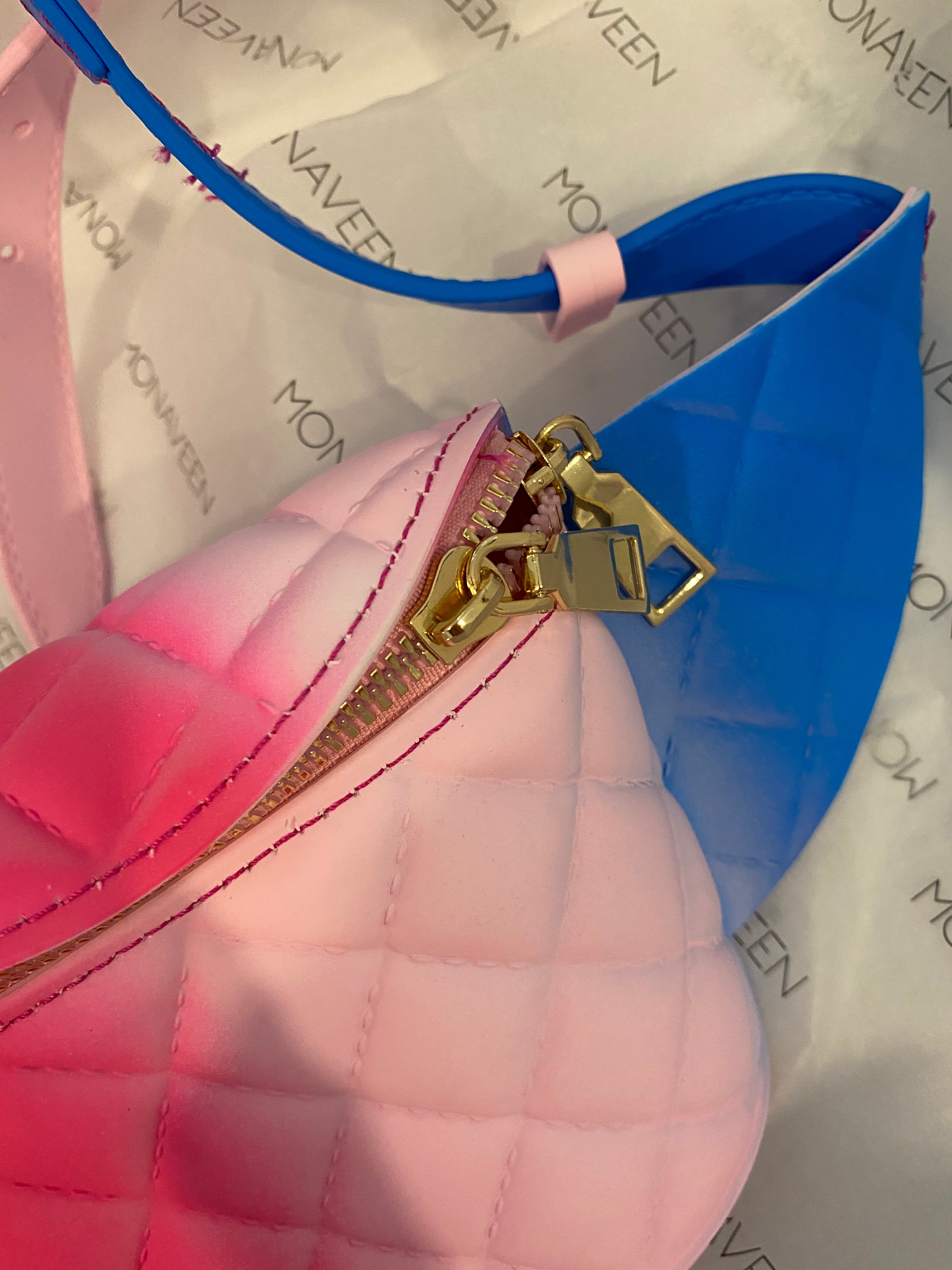 NEW IN Quilted TYE DYE Effect BELT BAG