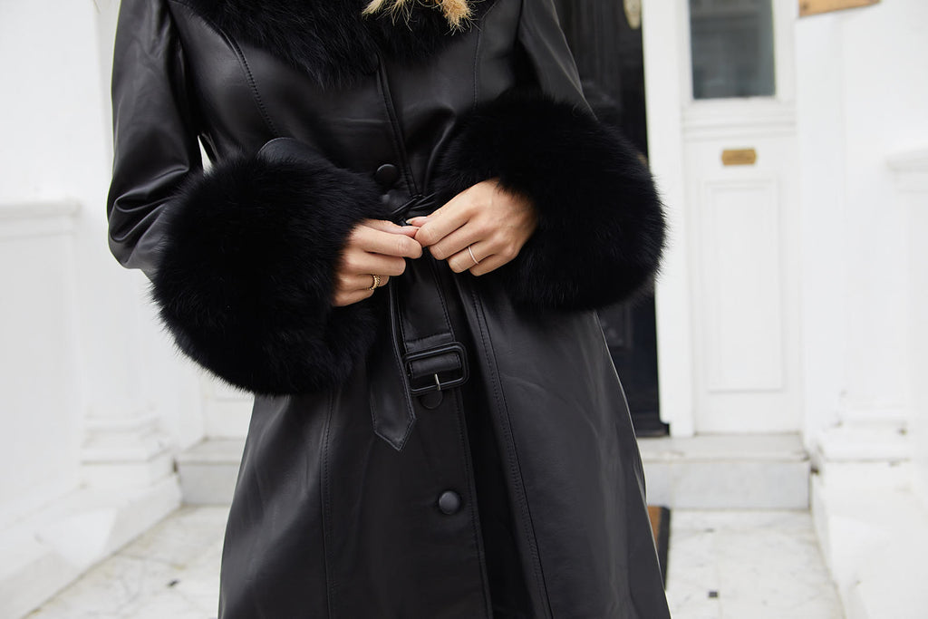 NEW IN the Monaveen MIA Luxury Winter Trench NUDE