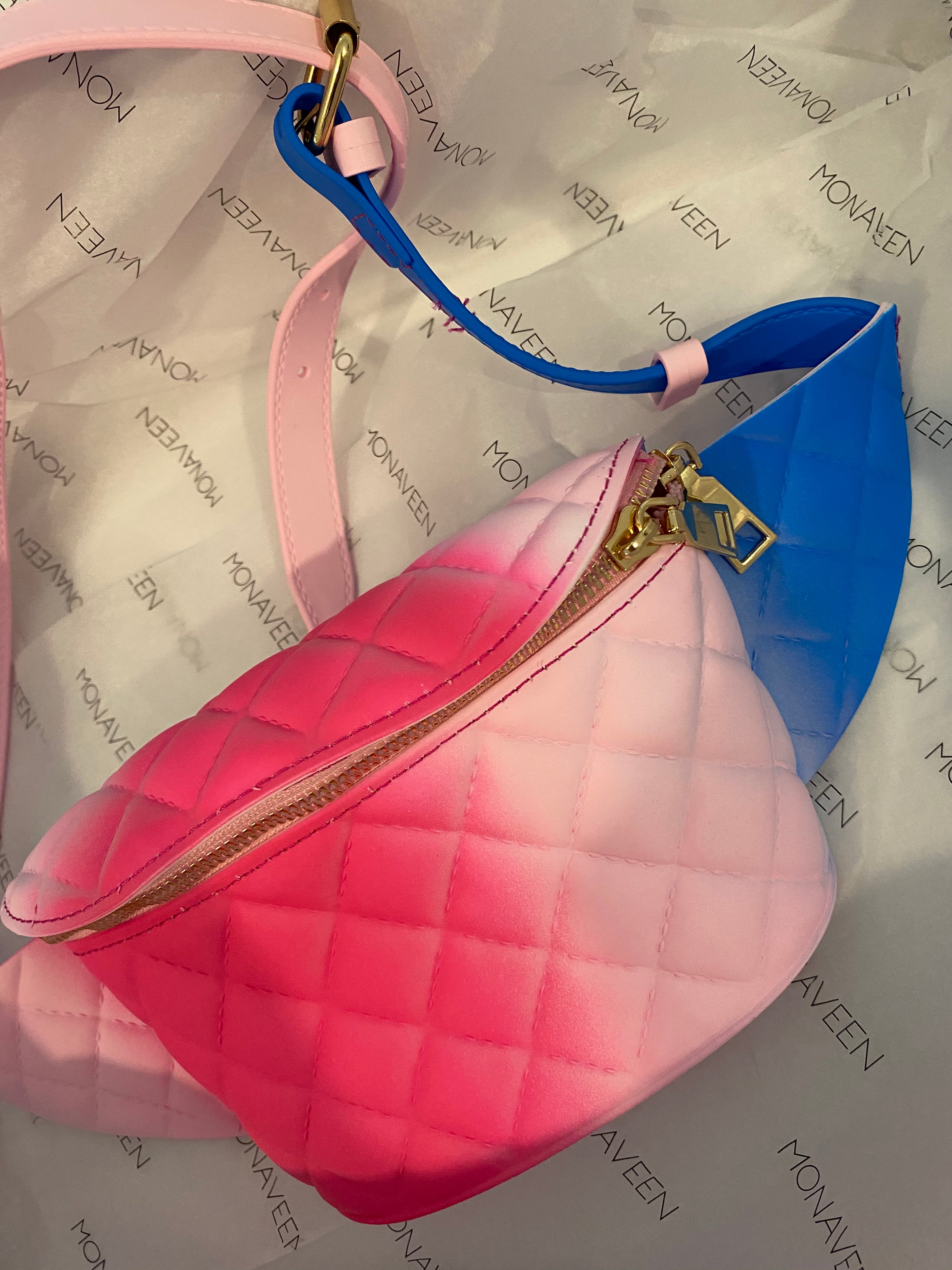 NEW IN Quilted TYE DYE Effect BELT BAG