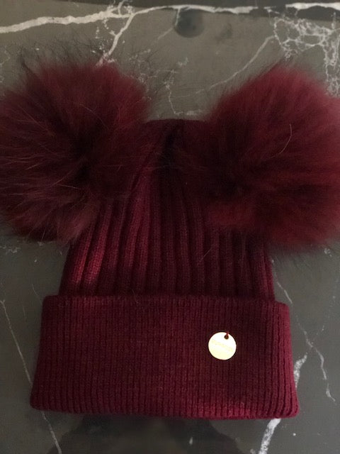 Knit Pom Pom Hats - SALE