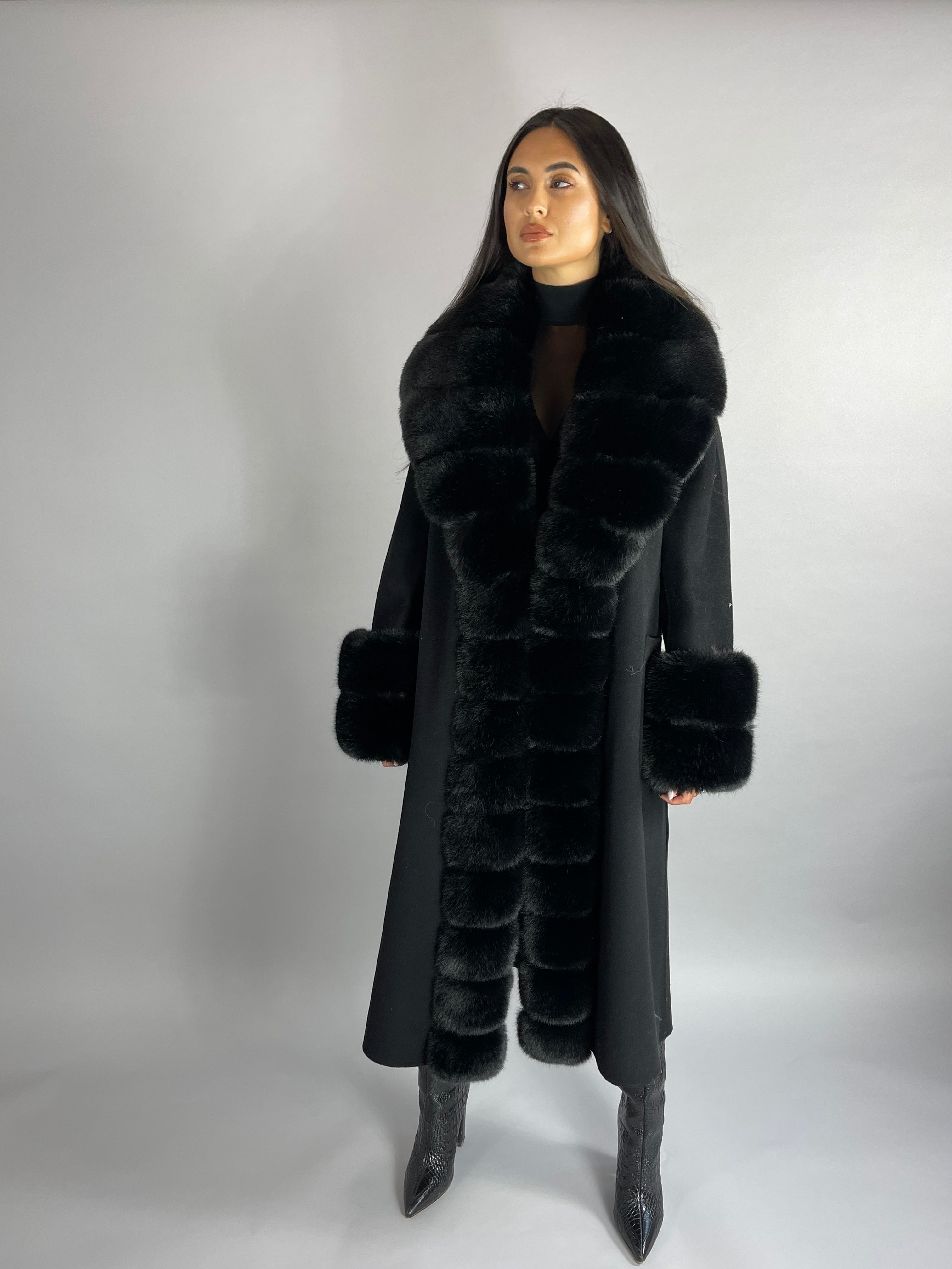 Scarlett Cashmere Coat TAN - SALE