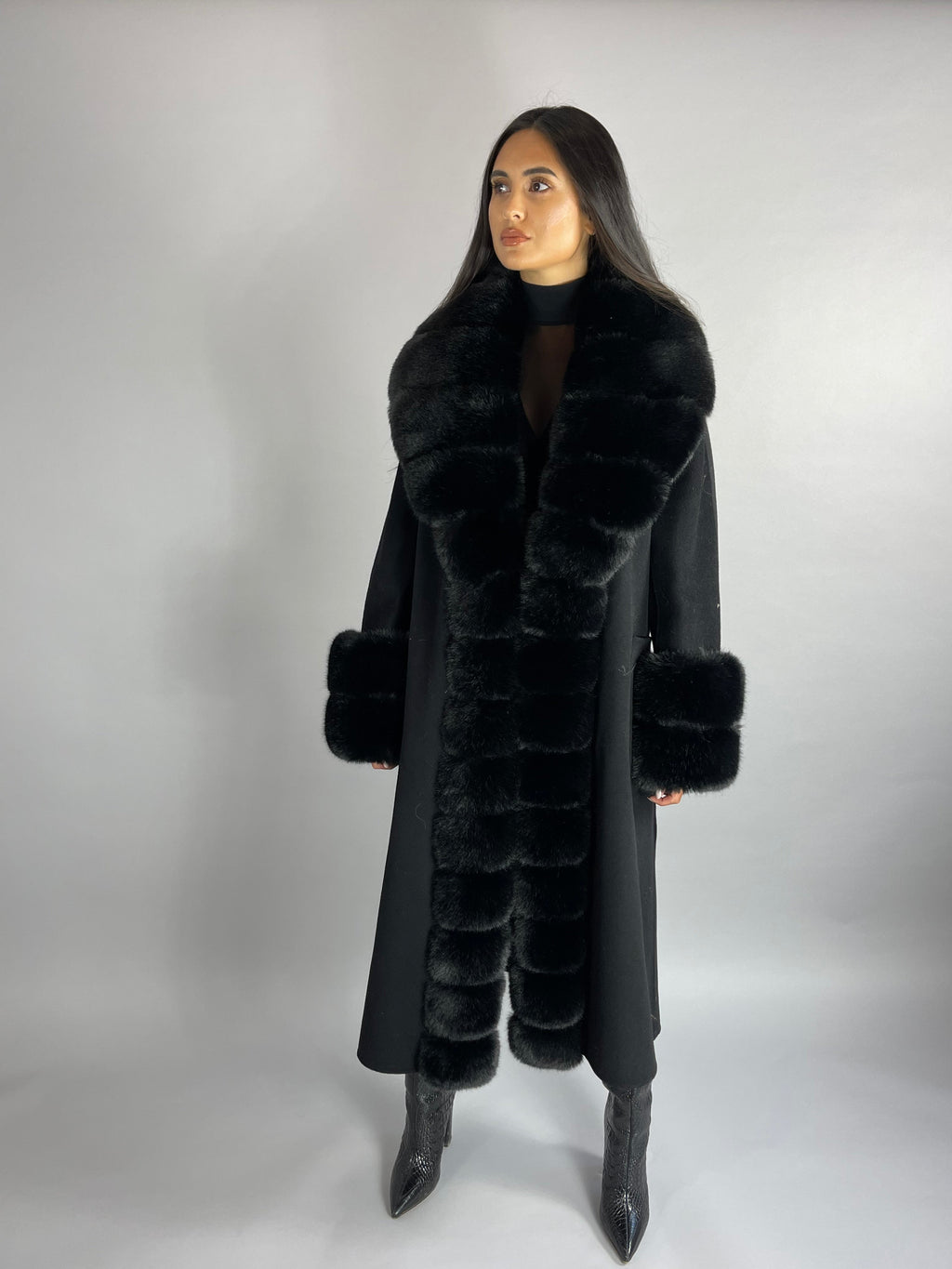 Scarlett Cashmere Coat TAN - SALE