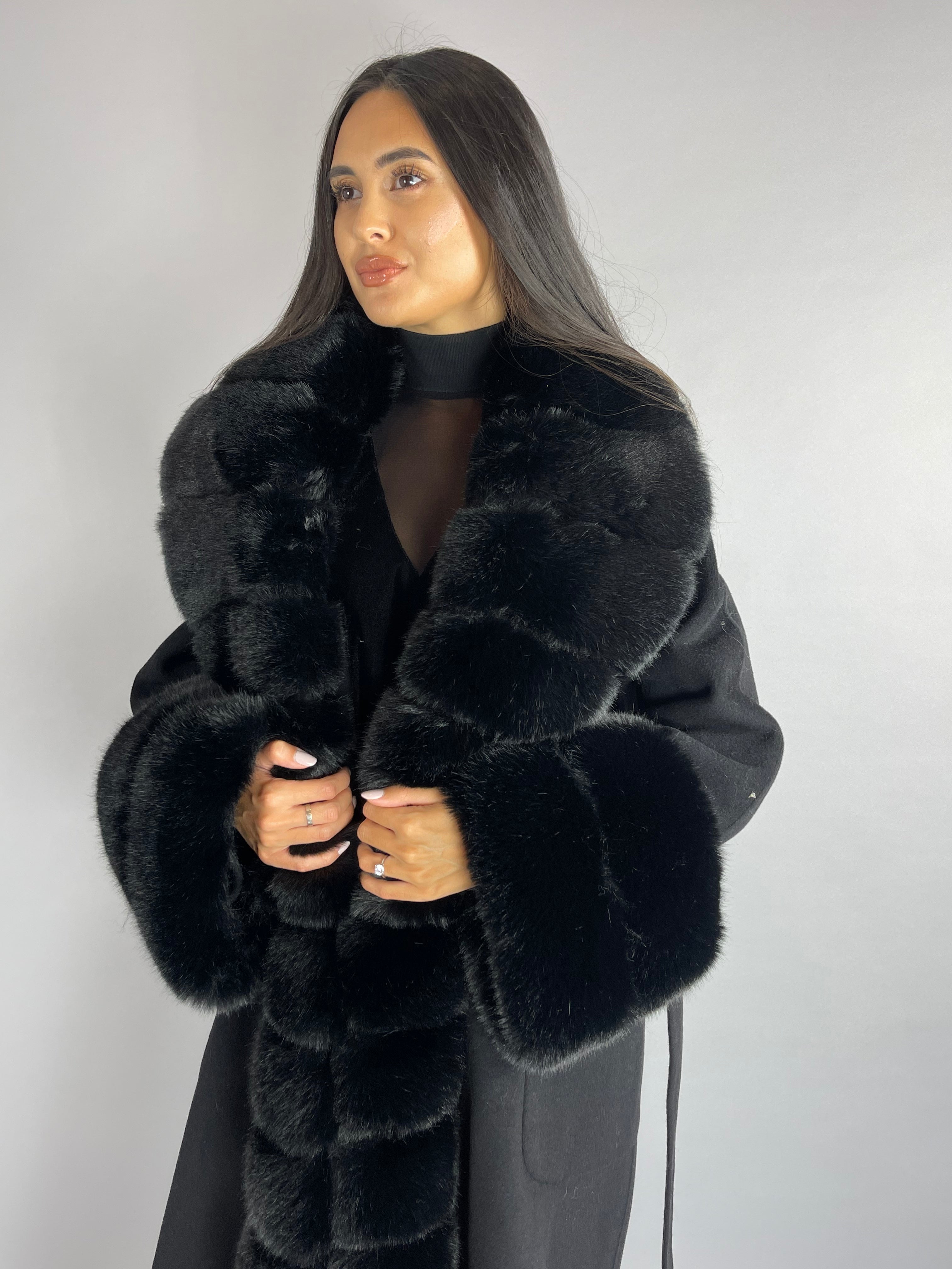 Scarlett Cashmere Coat TAN - SALE