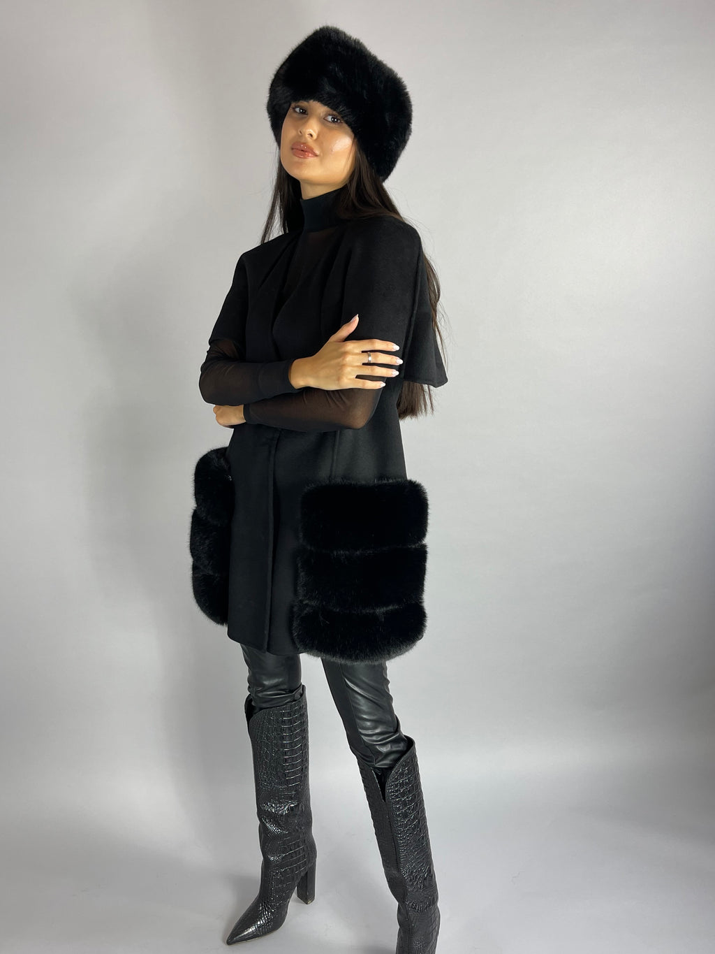 FAUX FUR HEAD BAND - SALE