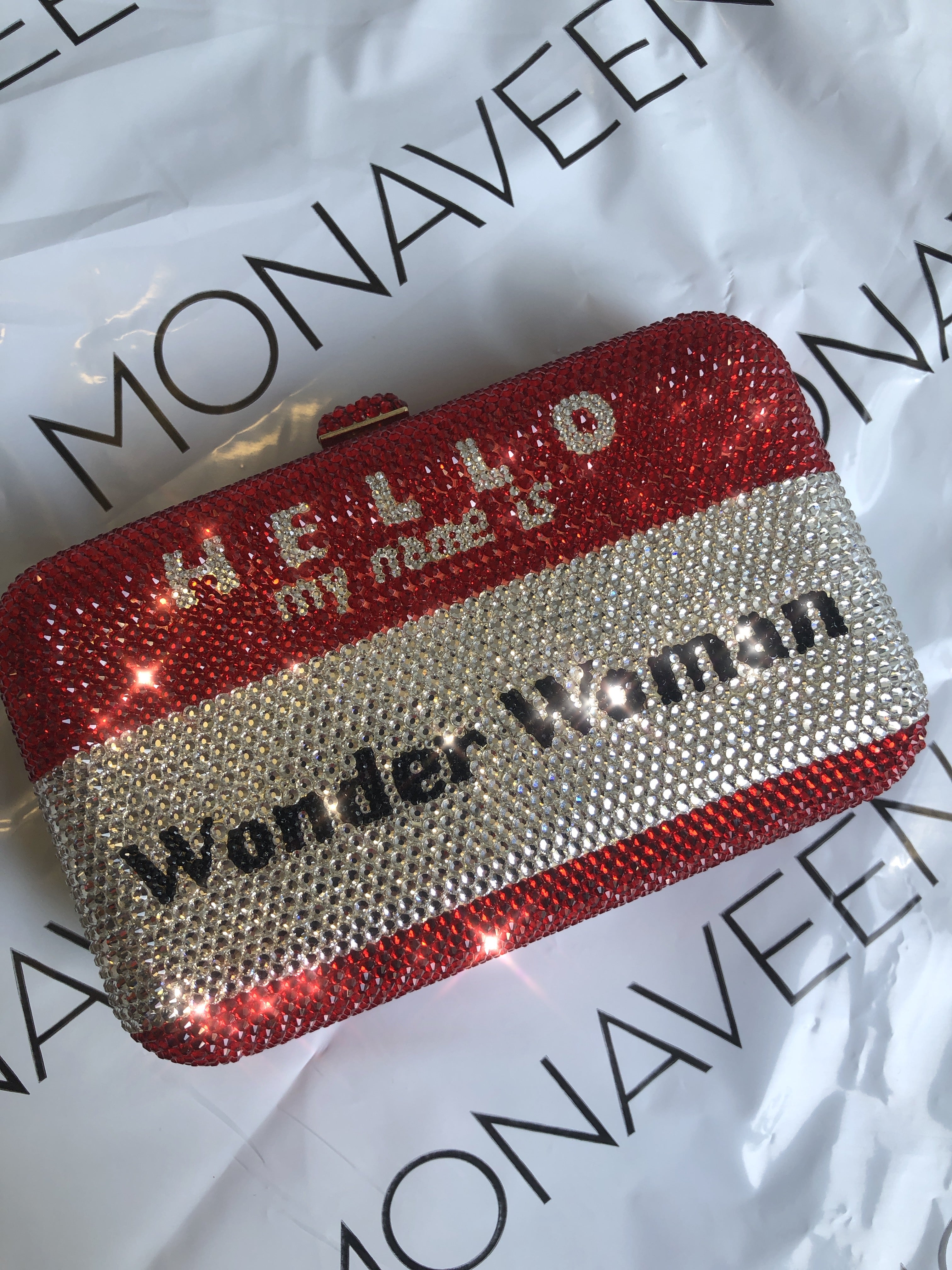 NEW IN Wonder Women Crystal Clutch bag PREORDER