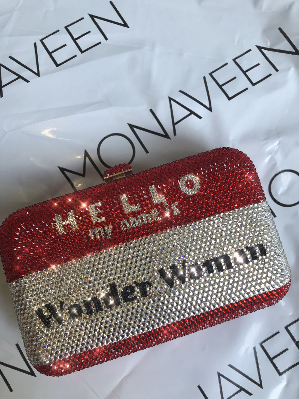 NEW IN Wonder Women Crystal Clutch bag PREORDER