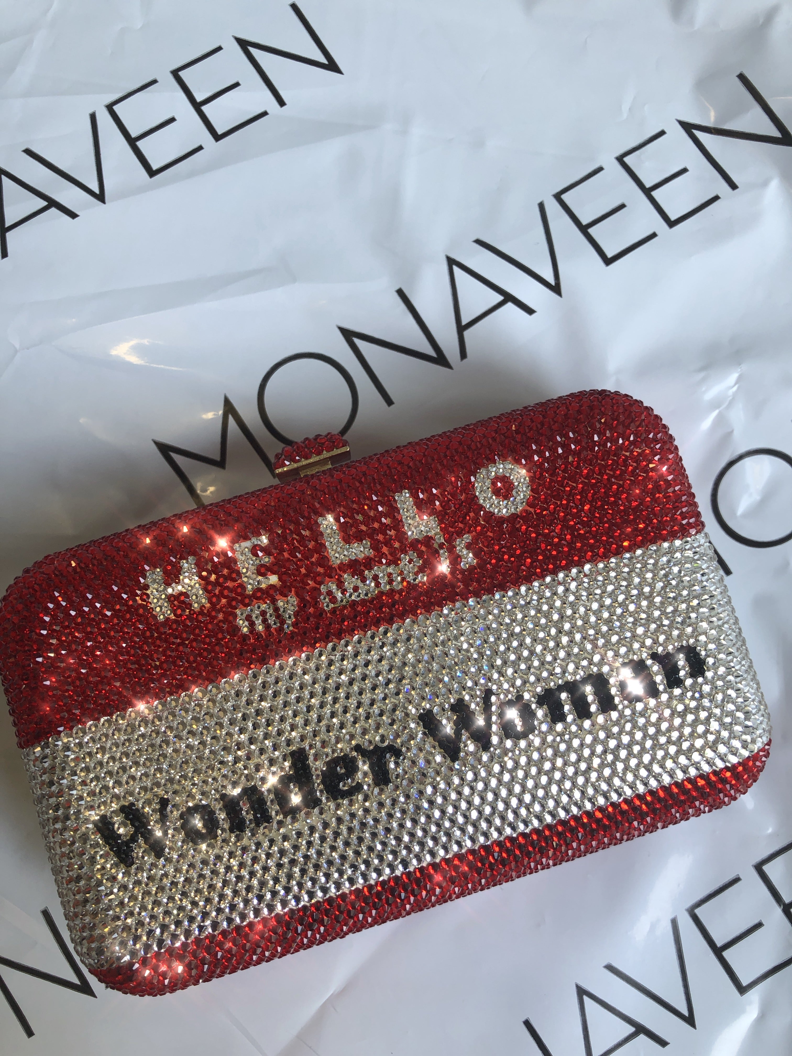 NEW IN Wonder Women Crystal Clutch bag PREORDER