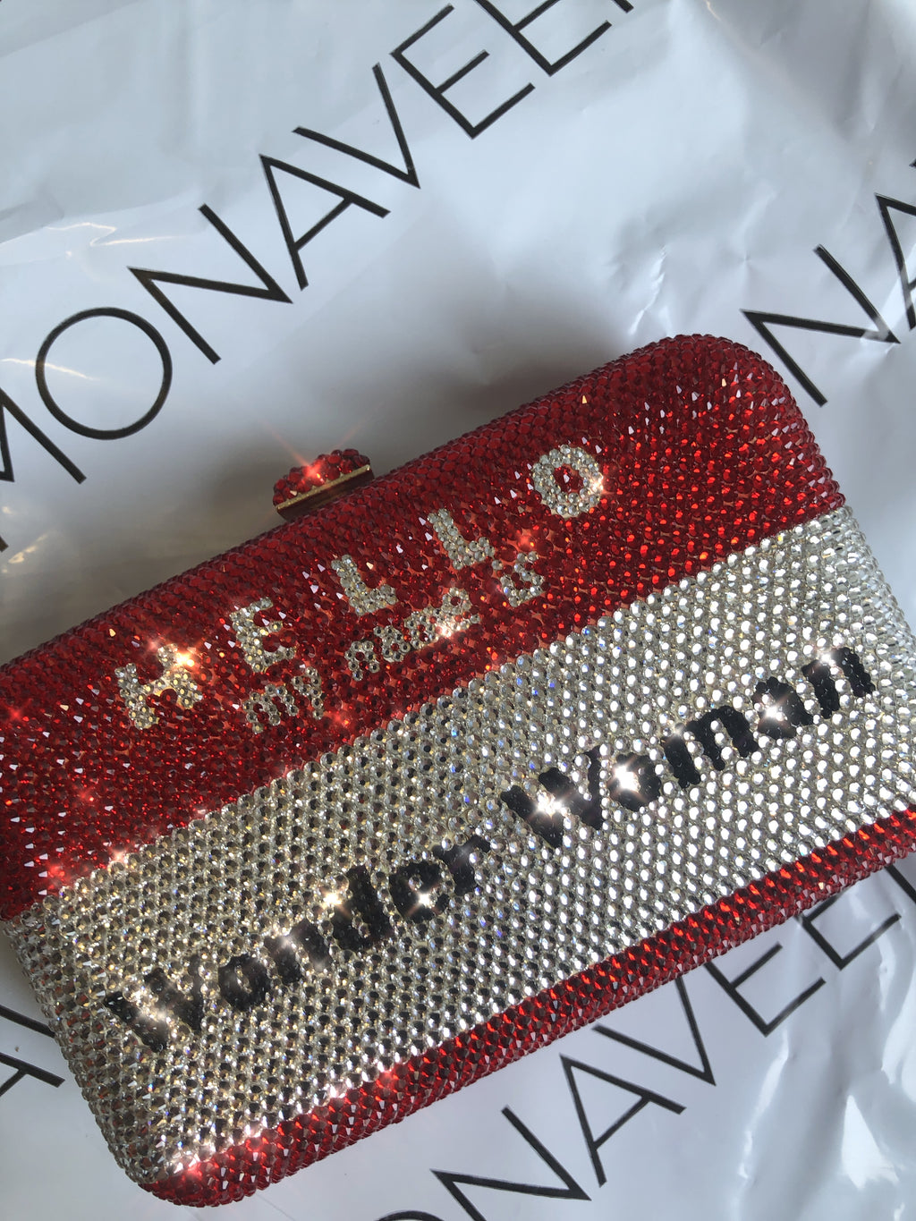 NEW IN Wonder Women Crystal Clutch bag PREORDER
