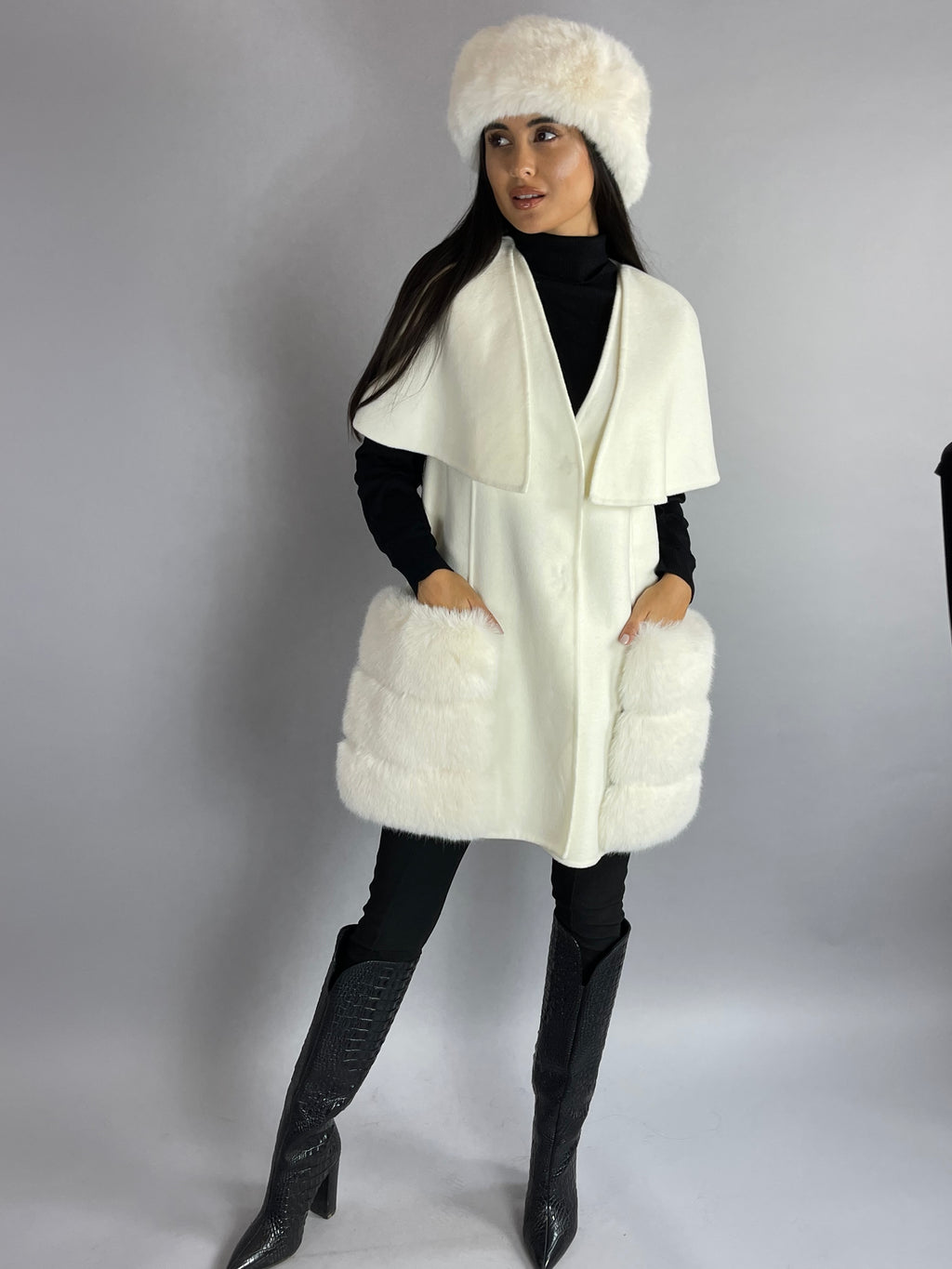 FAUX FUR HEAD BAND - SALE