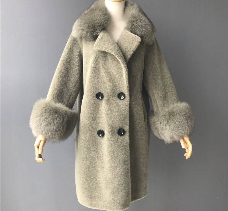 Monaveen Teddy Grace Coat CREAM