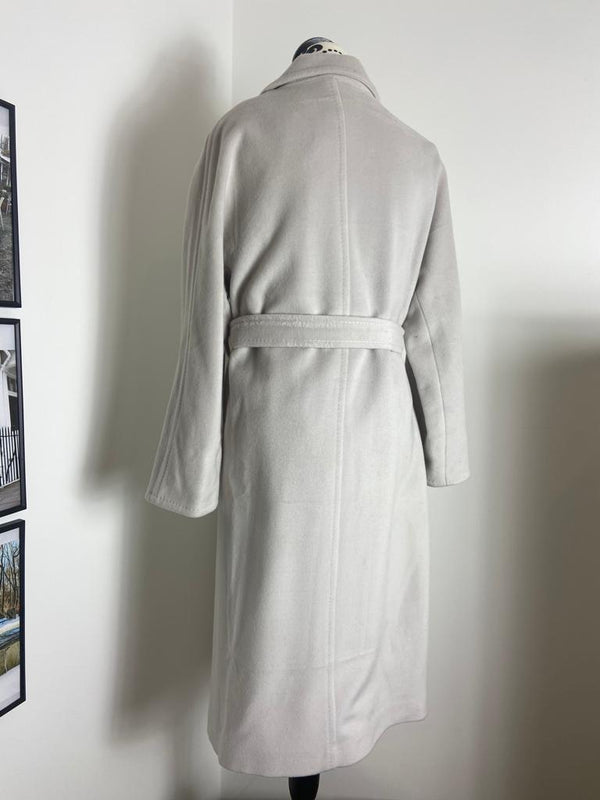 Grey cashmere coat size small