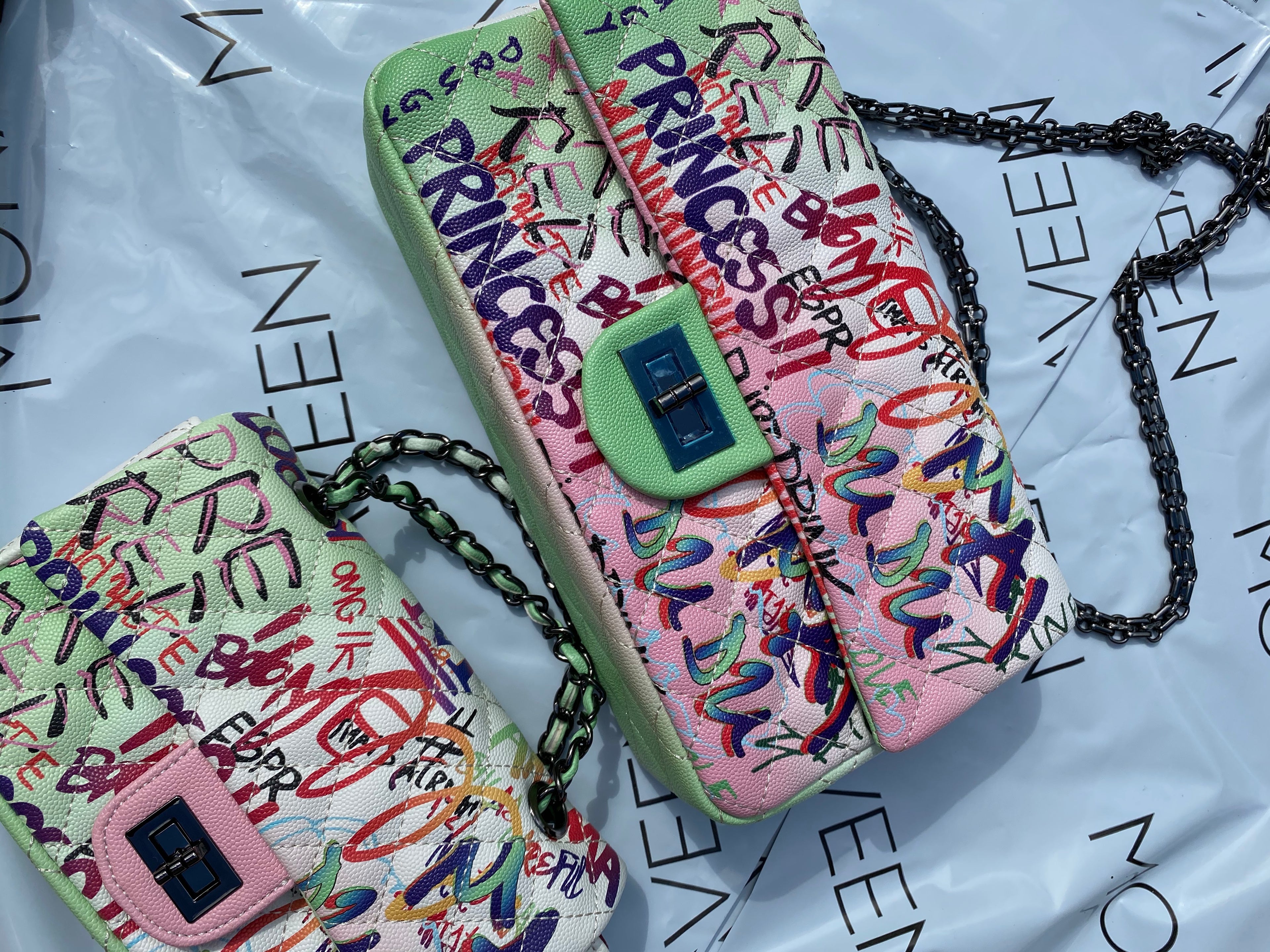 NEW IN "HAPPY" MEDIUM size bag