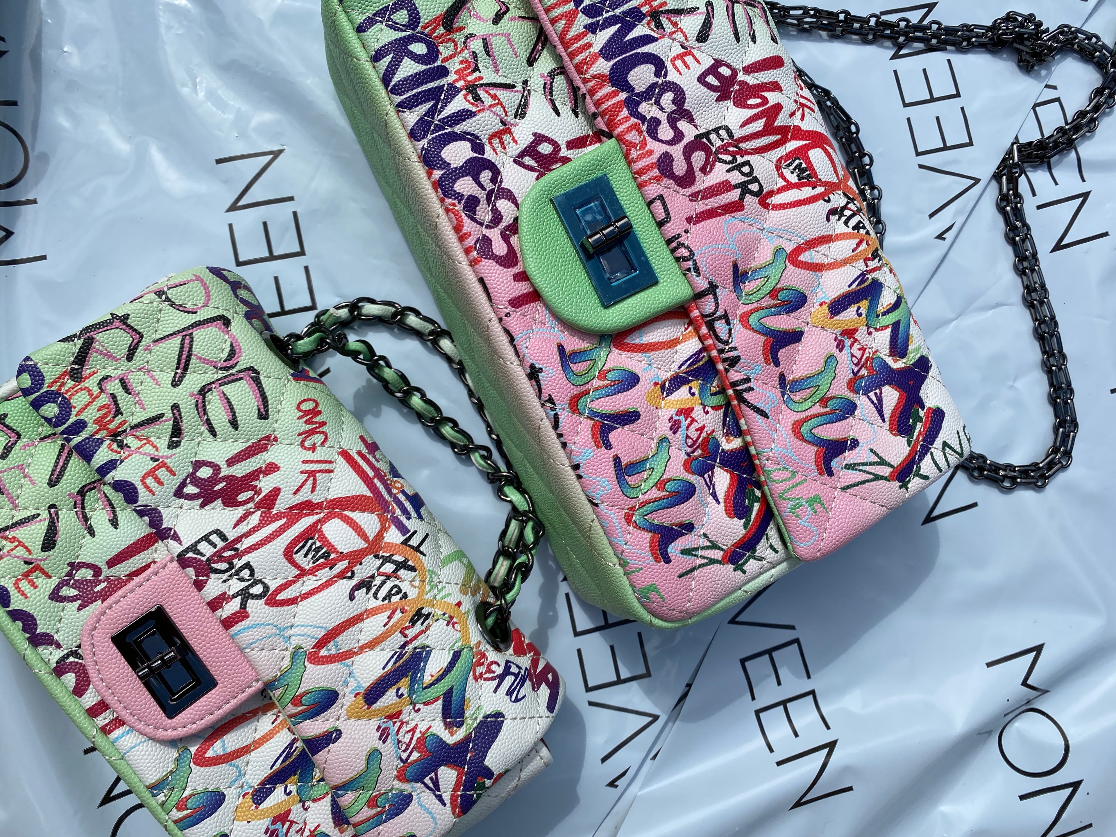 NEW IN "HAPPY" MEDIUM size bag