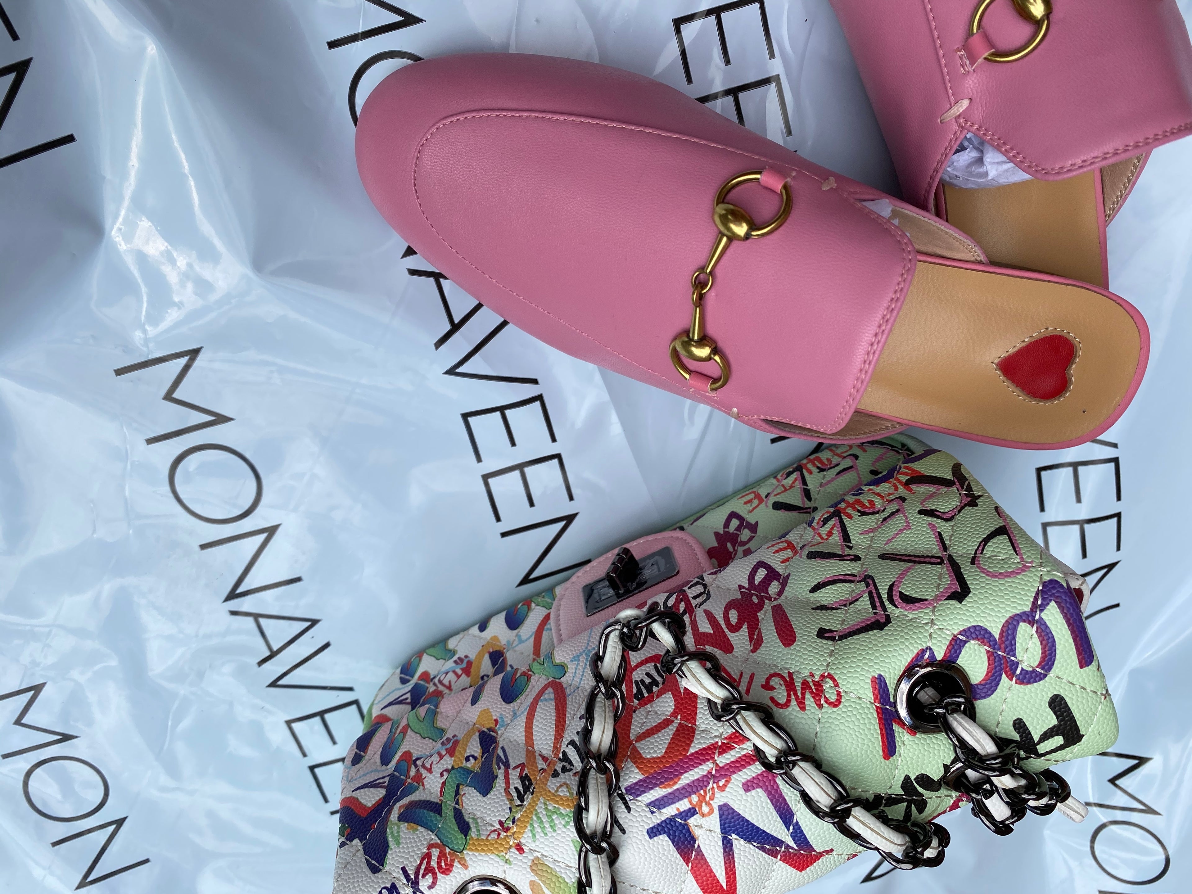NEW IN "HAPPY" MEDIUM size bag