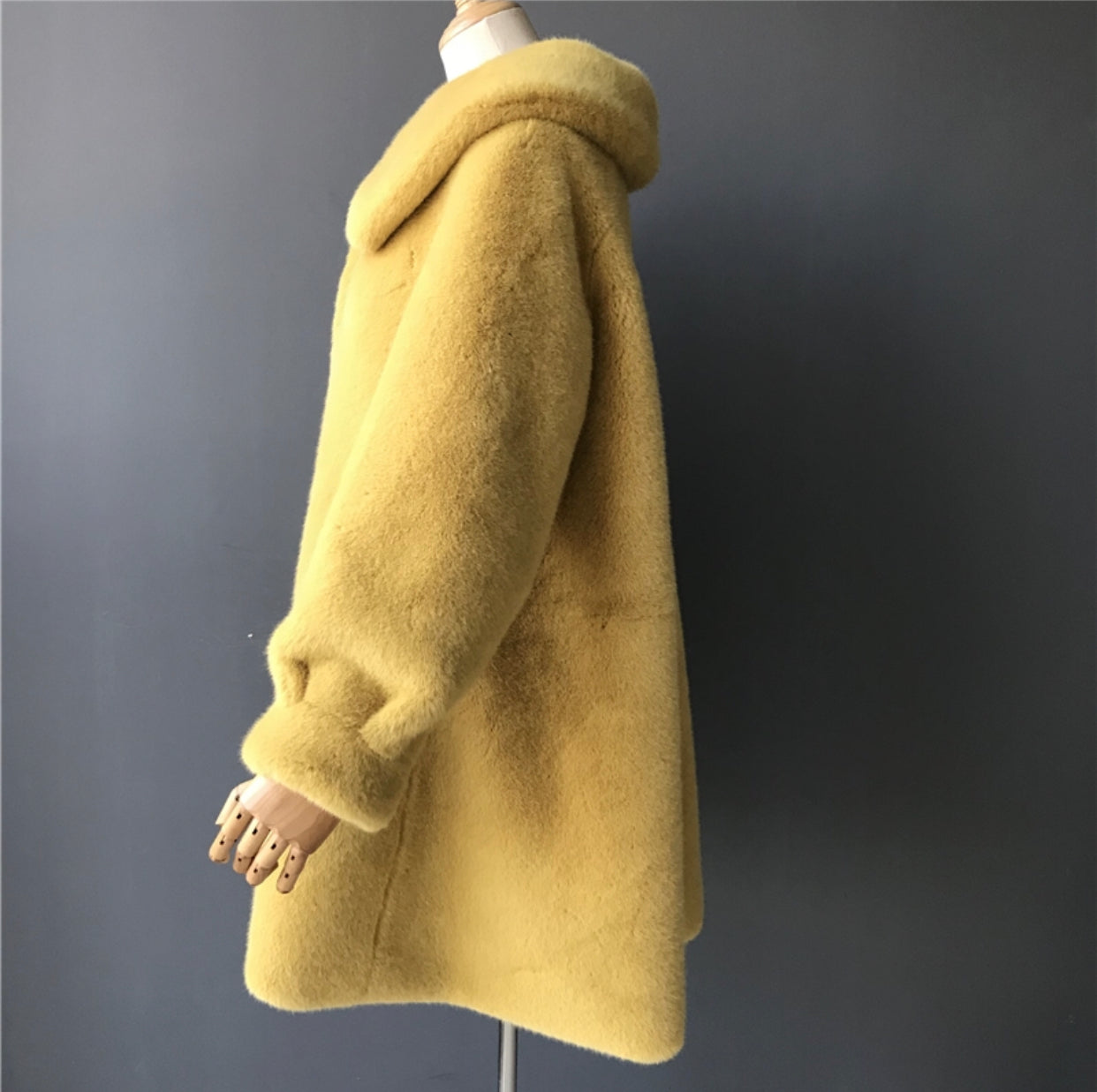 NEW IN Monaveen Luxury Faux Fur Penelope Coat CREAM/WHITE