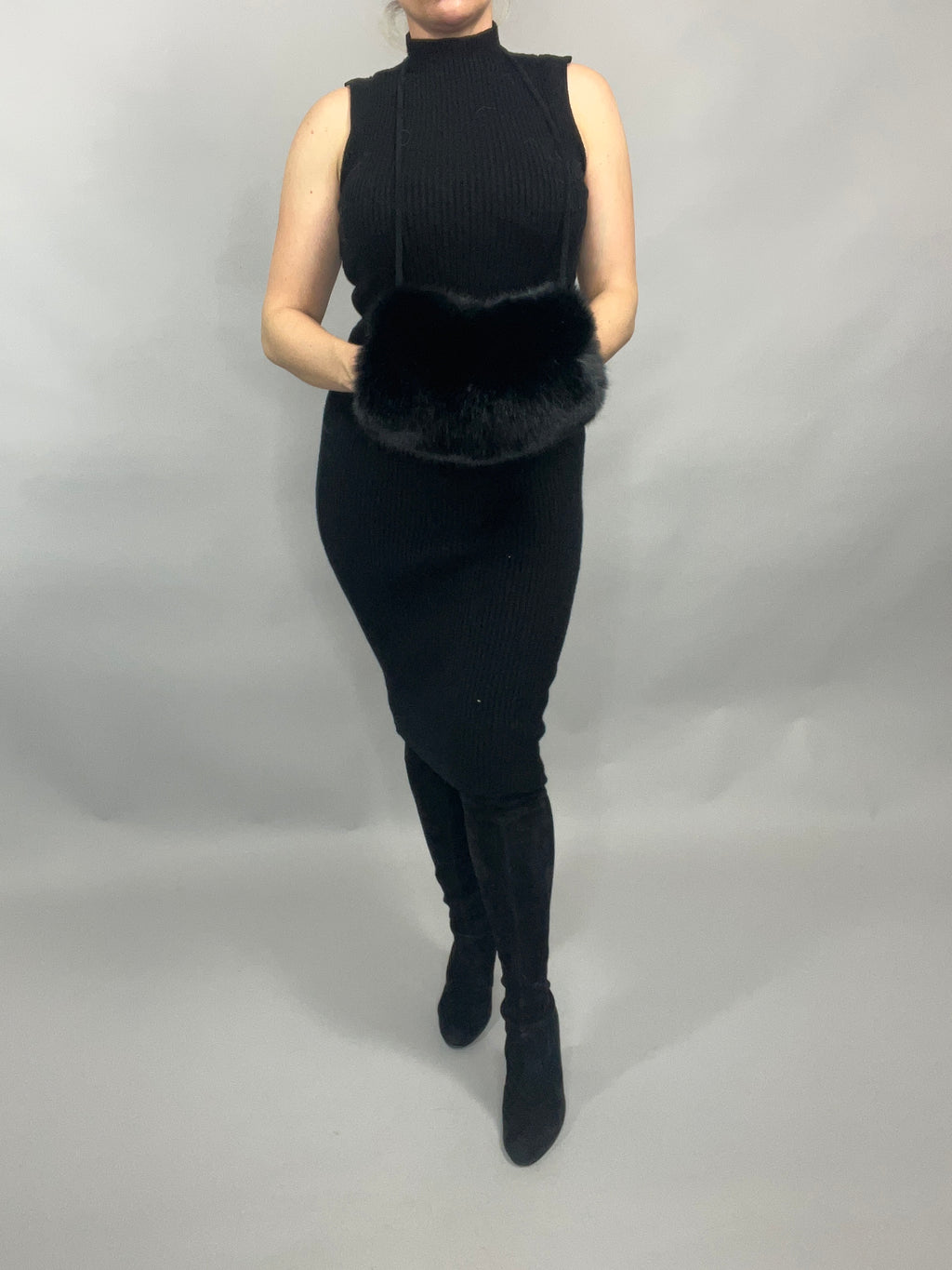 Luxury FAUX FUR HAND MUFF