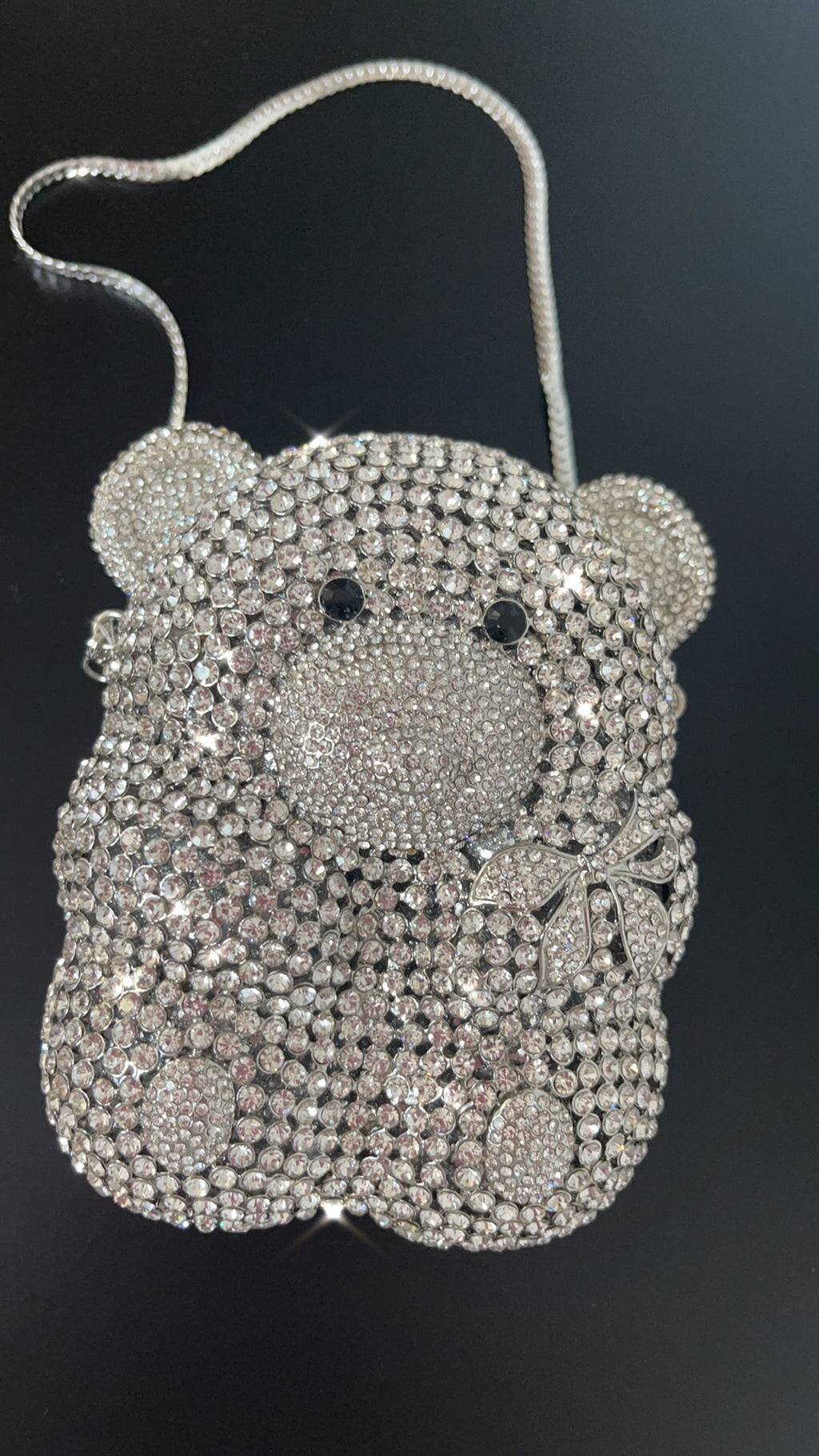 NEW IN Monaveen Diamanté Encrusted Teddy Bear Bag