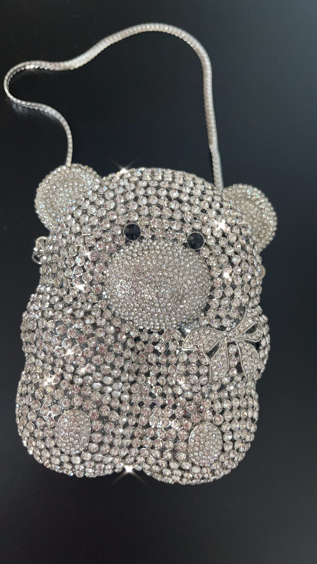 NEW IN Monaveen Diamanté Encrusted Teddy Bear Bag