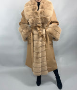 Scarlett Cashmere Coat TAN