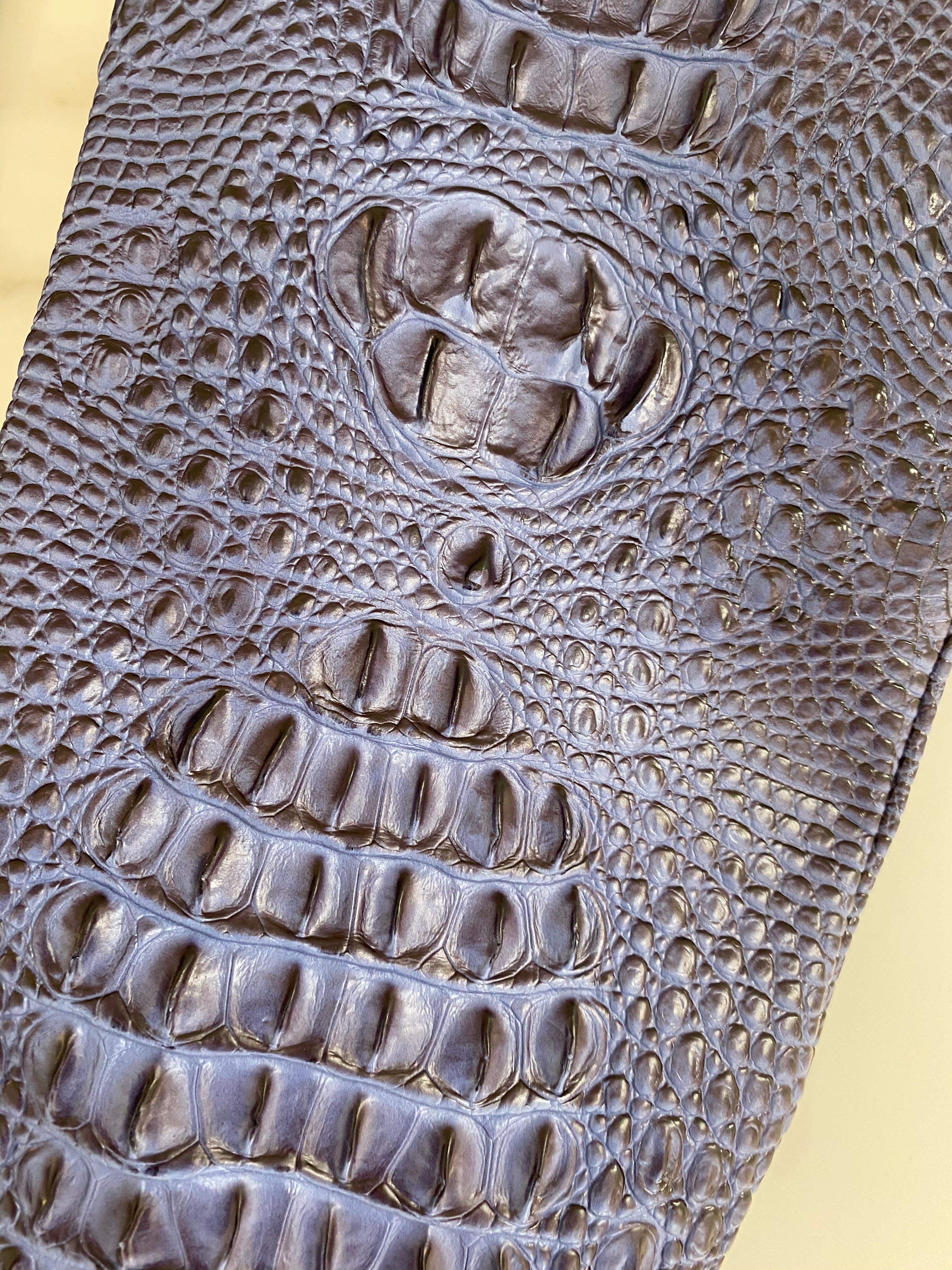 NEW IN Monaveen DALLAS Vegan crocodile leather Boot - BROWN