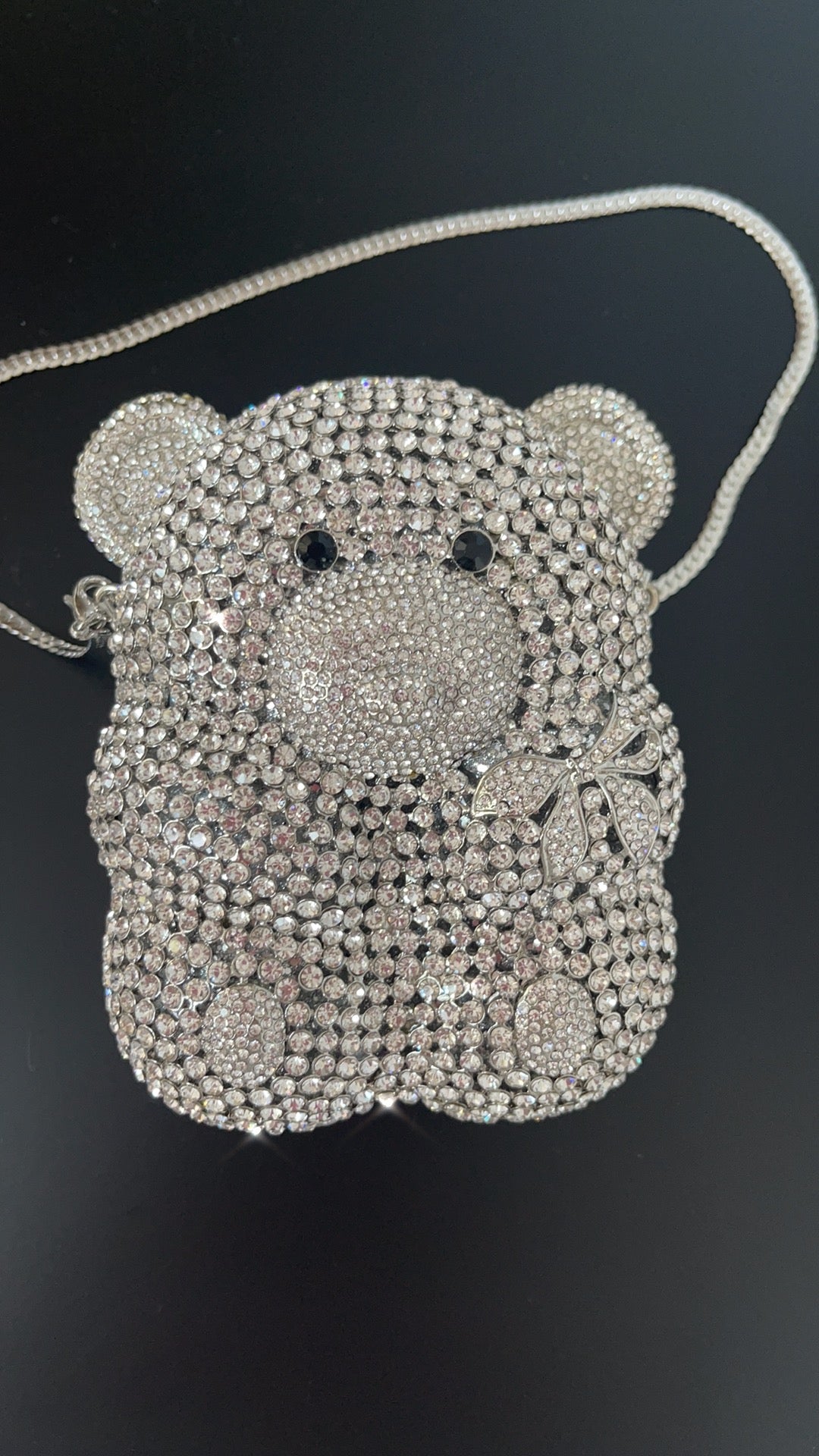 NEW IN Monaveen Diamanté Encrusted Teddy Bear Bag
