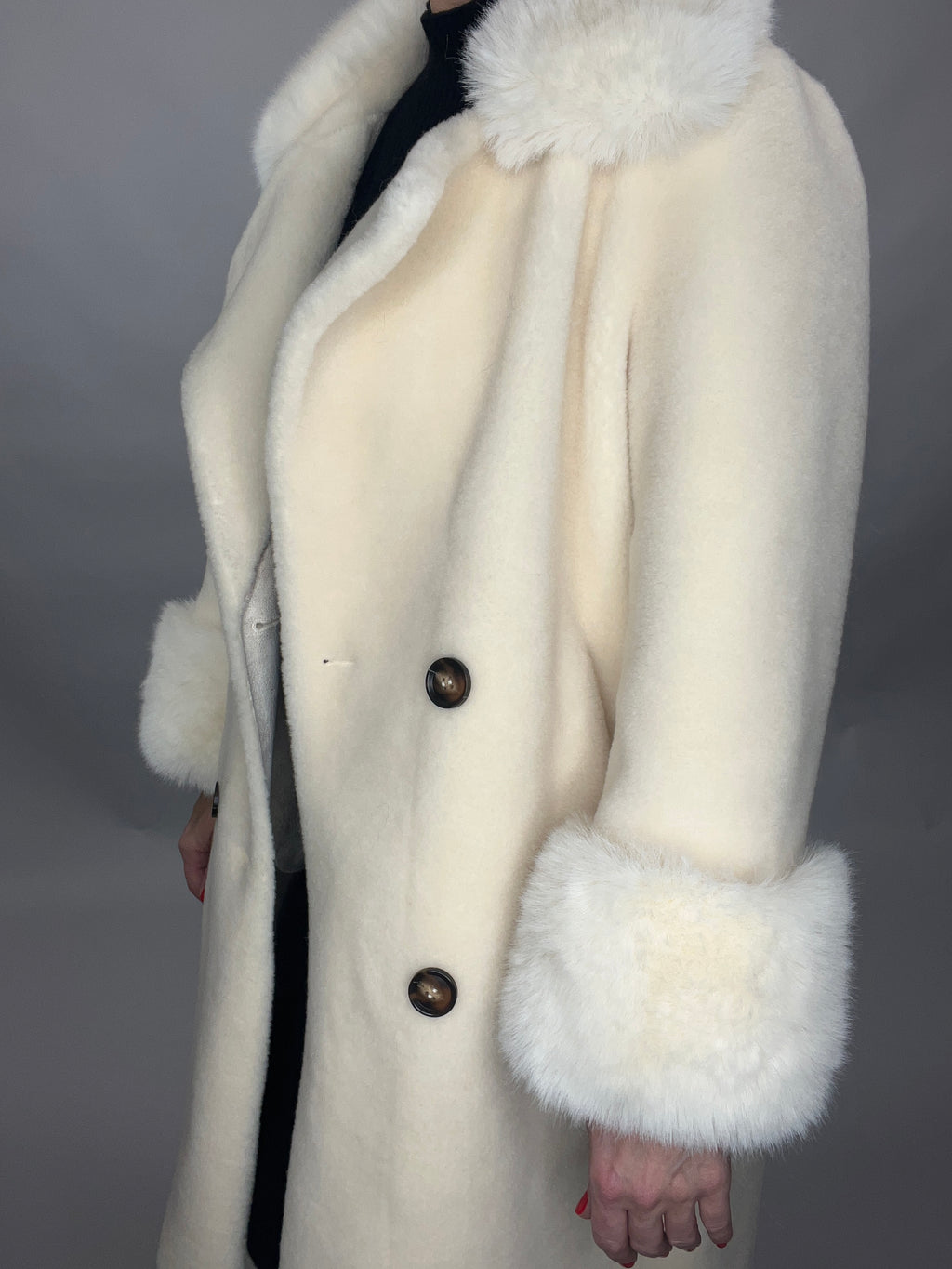 Monaveen Teddy Grace Coat CREAM