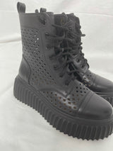 Monaveen Leather Boot - BLACK
