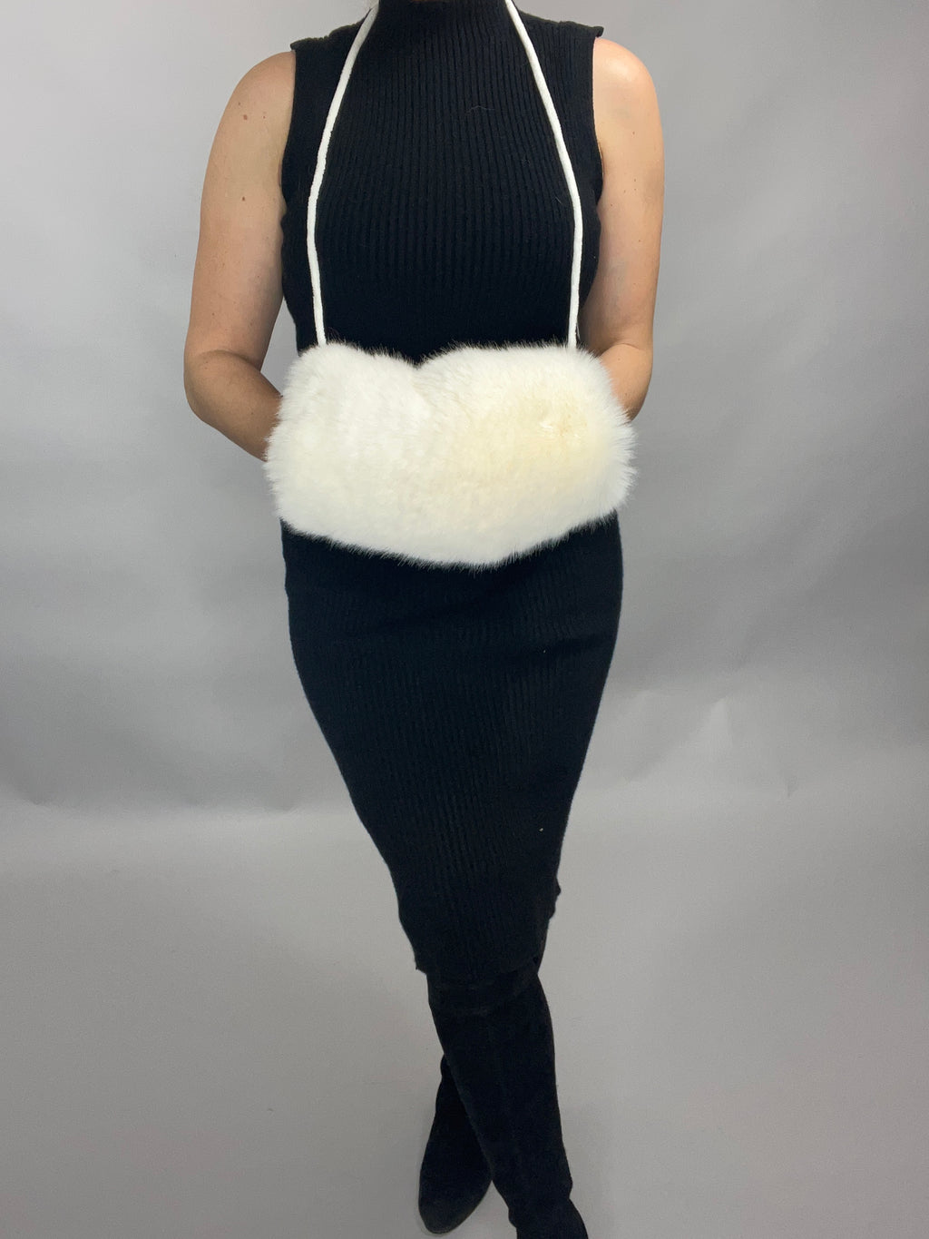 Luxury FAUX FUR HAND MUFF