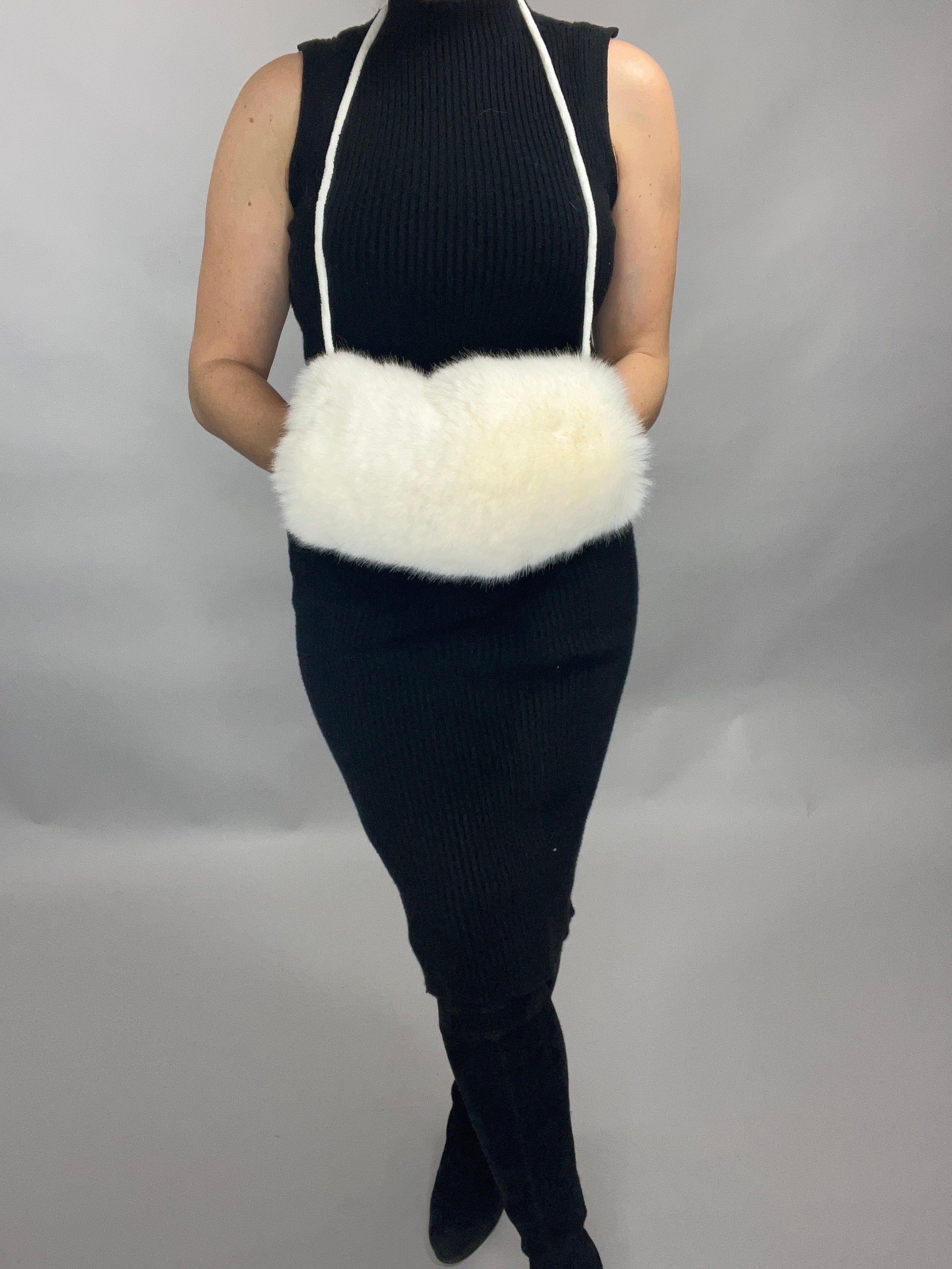 Luxury FAUX FUR HAND MUFF