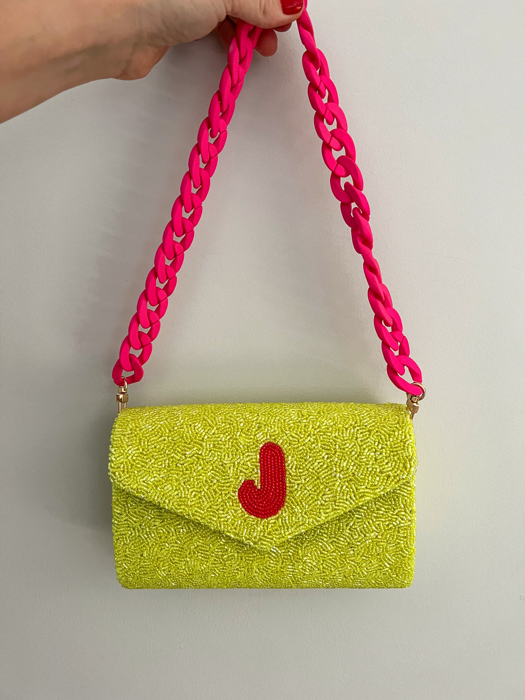 NEW IN BAG STRAP - NEON PINK