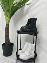 Monaveen Leather Boot - BLACK