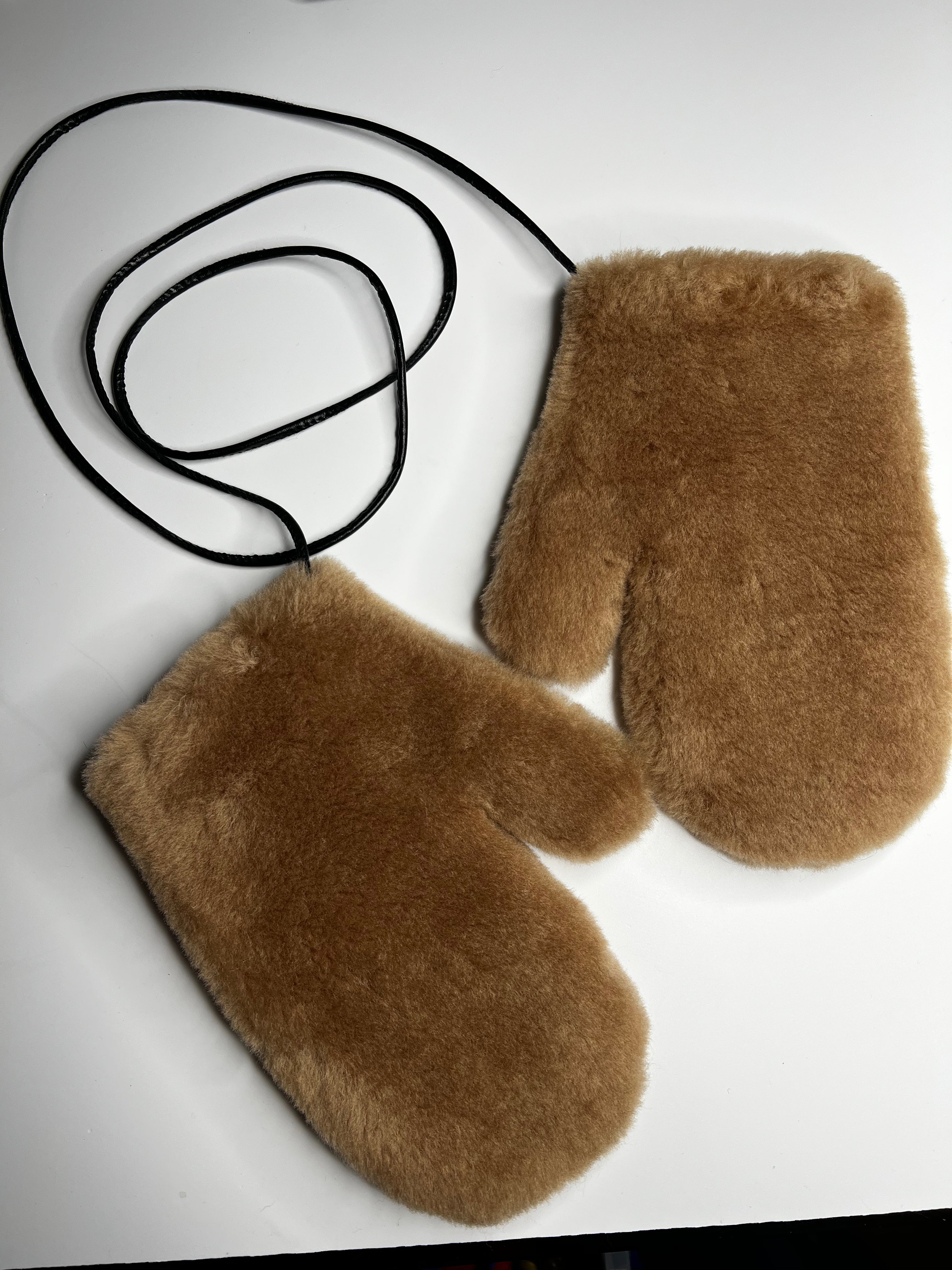Luxury Teddy Wool Mittens