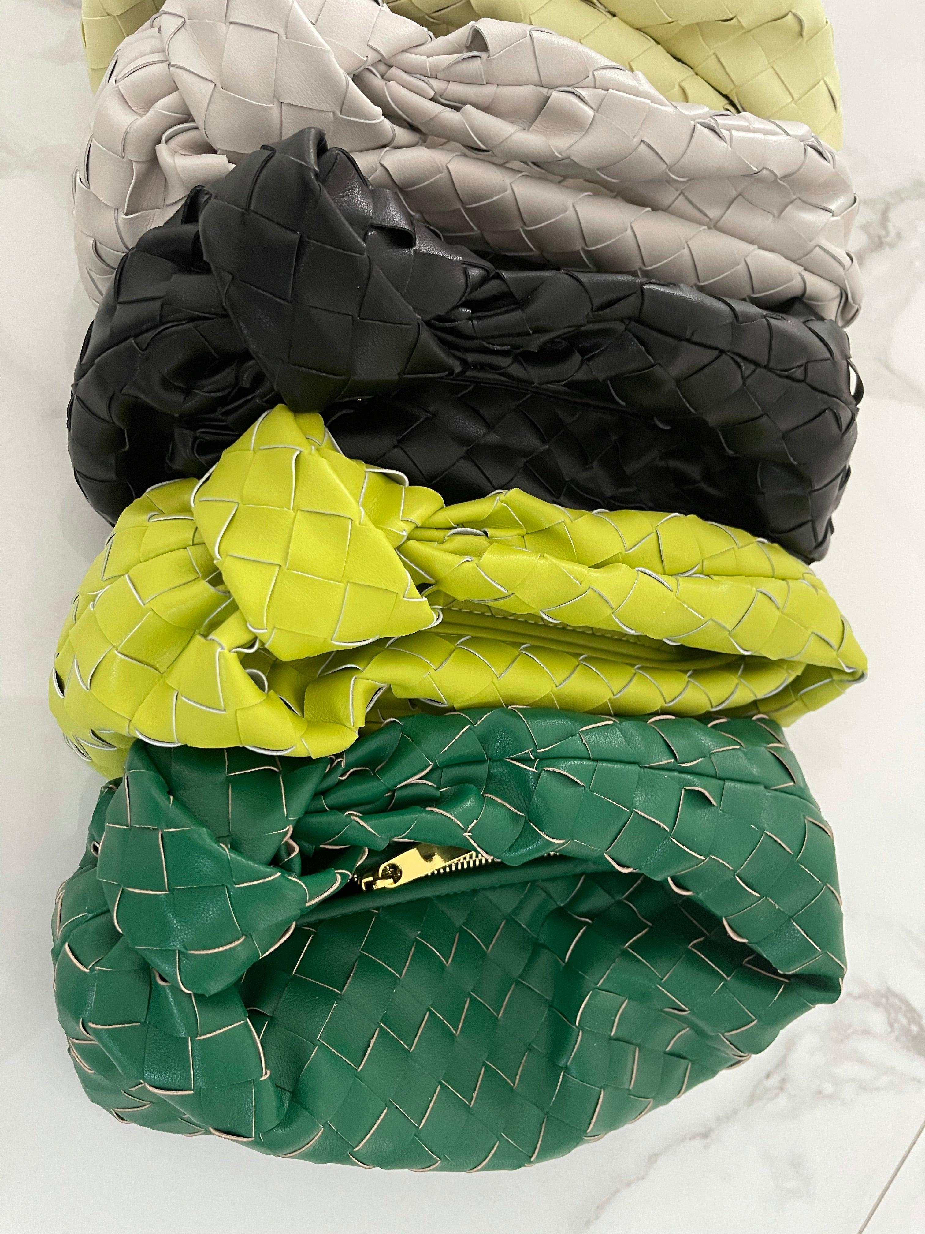 NEW IN WHITNEY fine weave leather Bag.