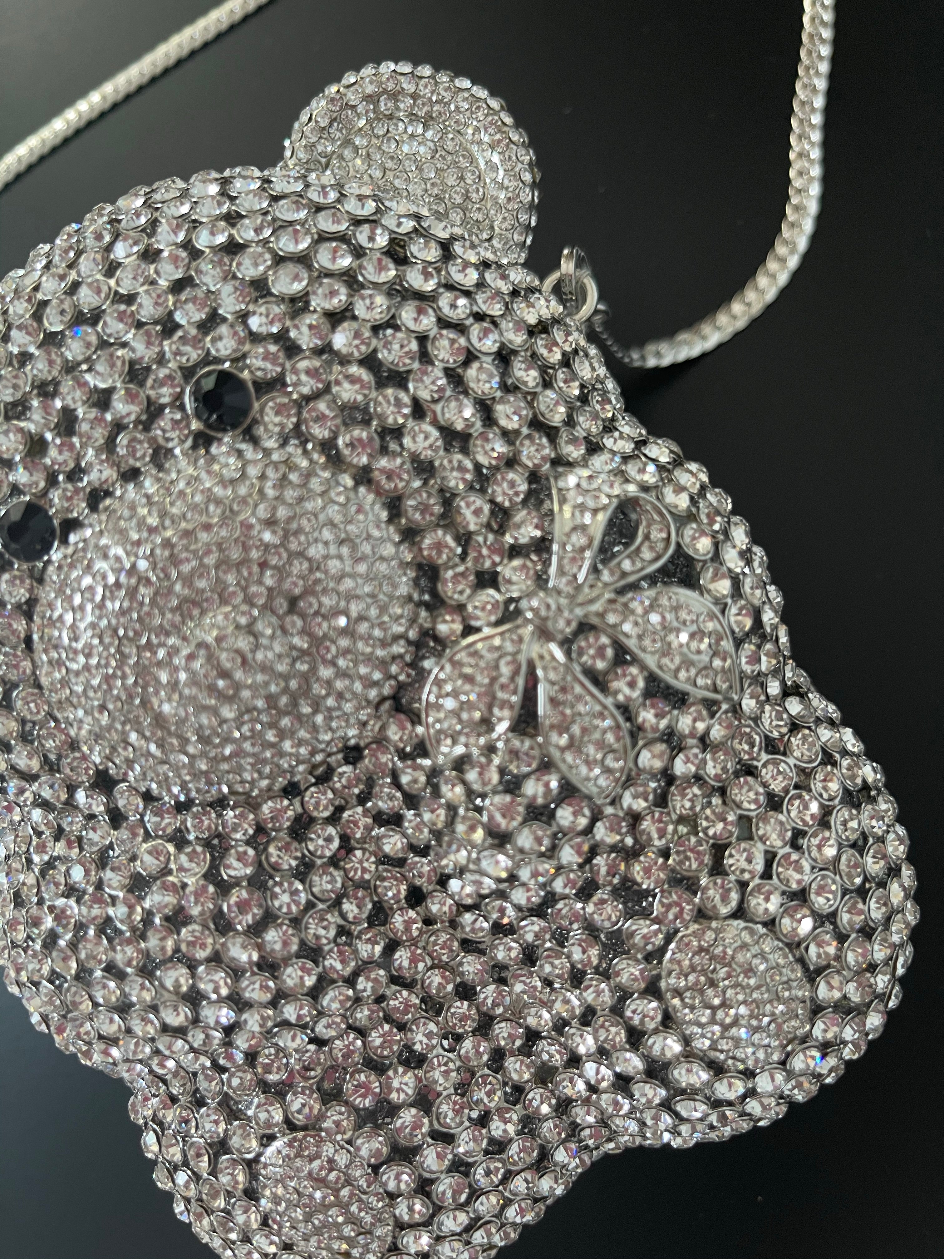 NEW IN Monaveen Diamanté Encrusted Teddy Bear Bag