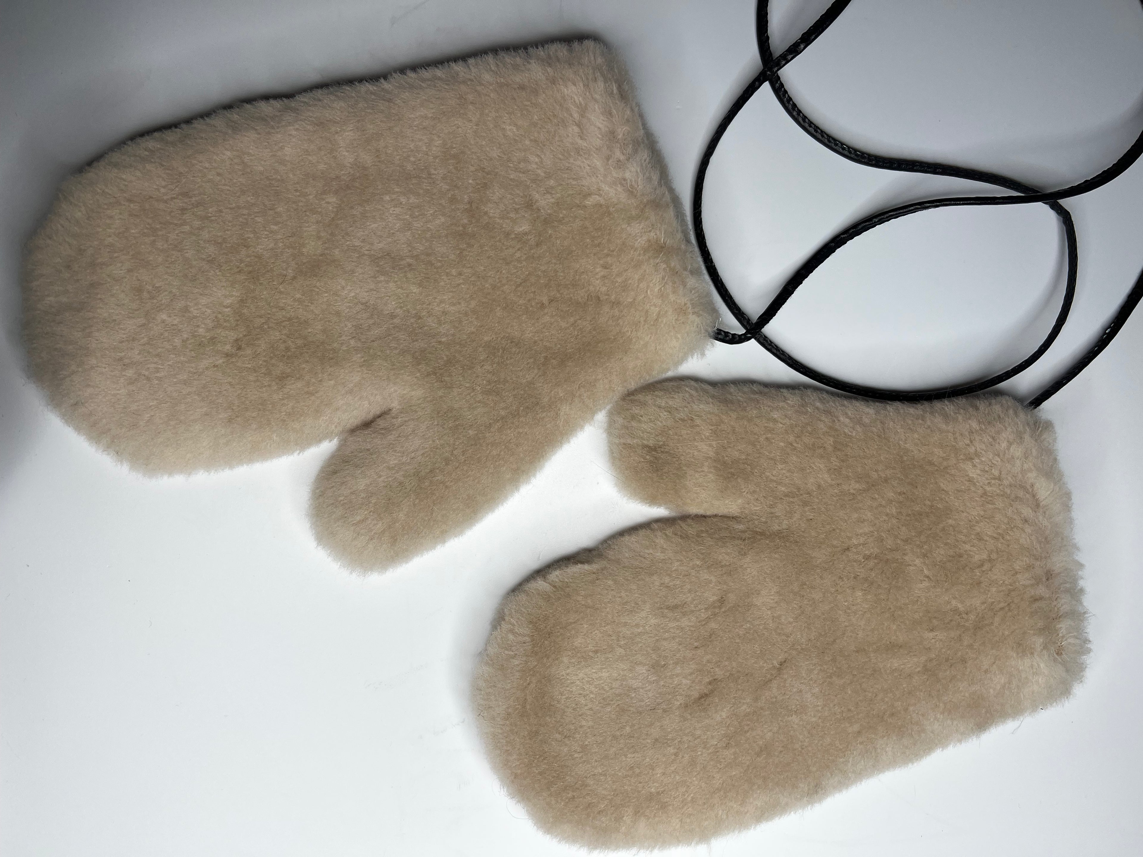 Luxury Teddy Wool Mittens
