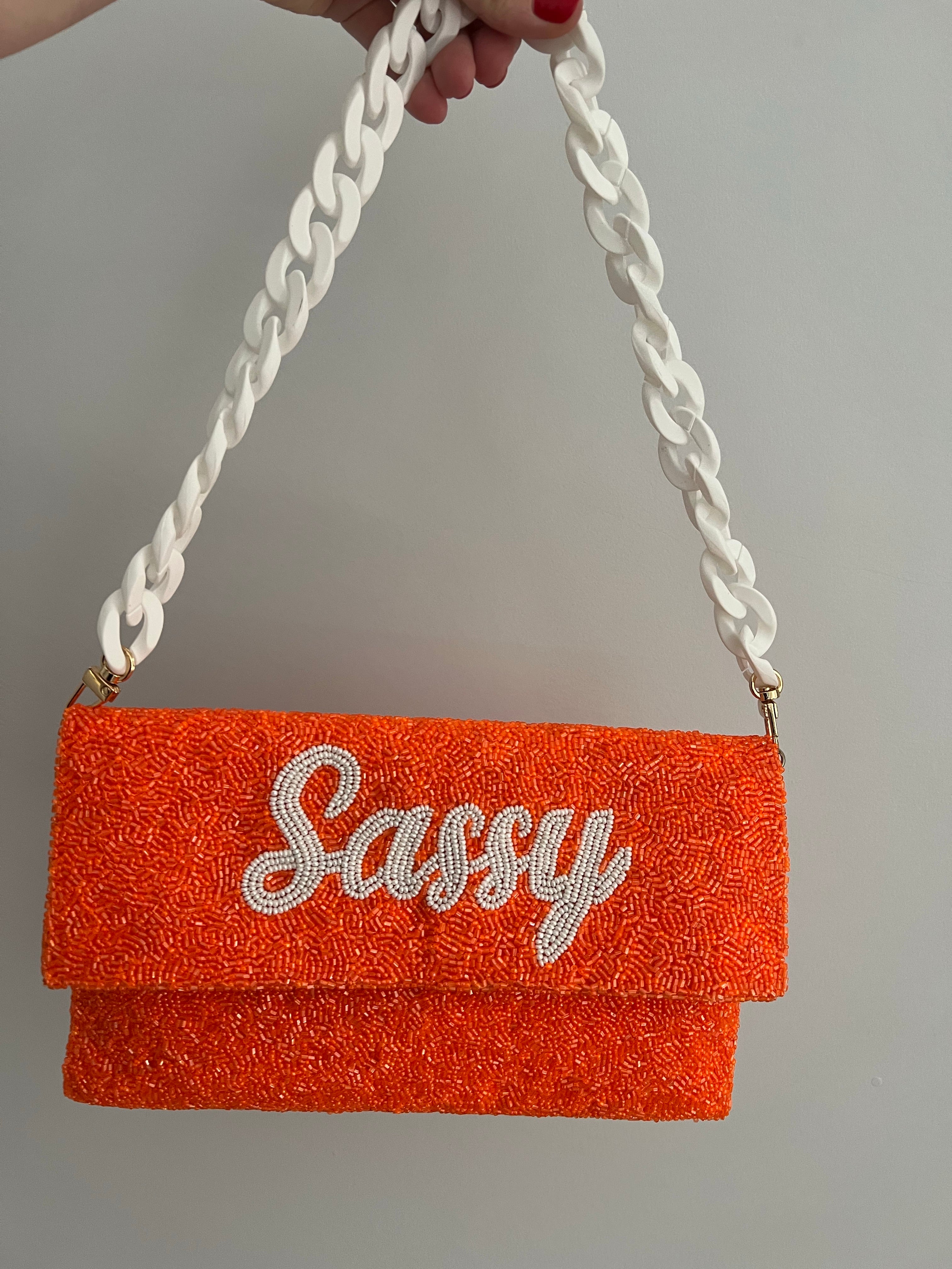 Half Fold Over Shape Clutch Bag