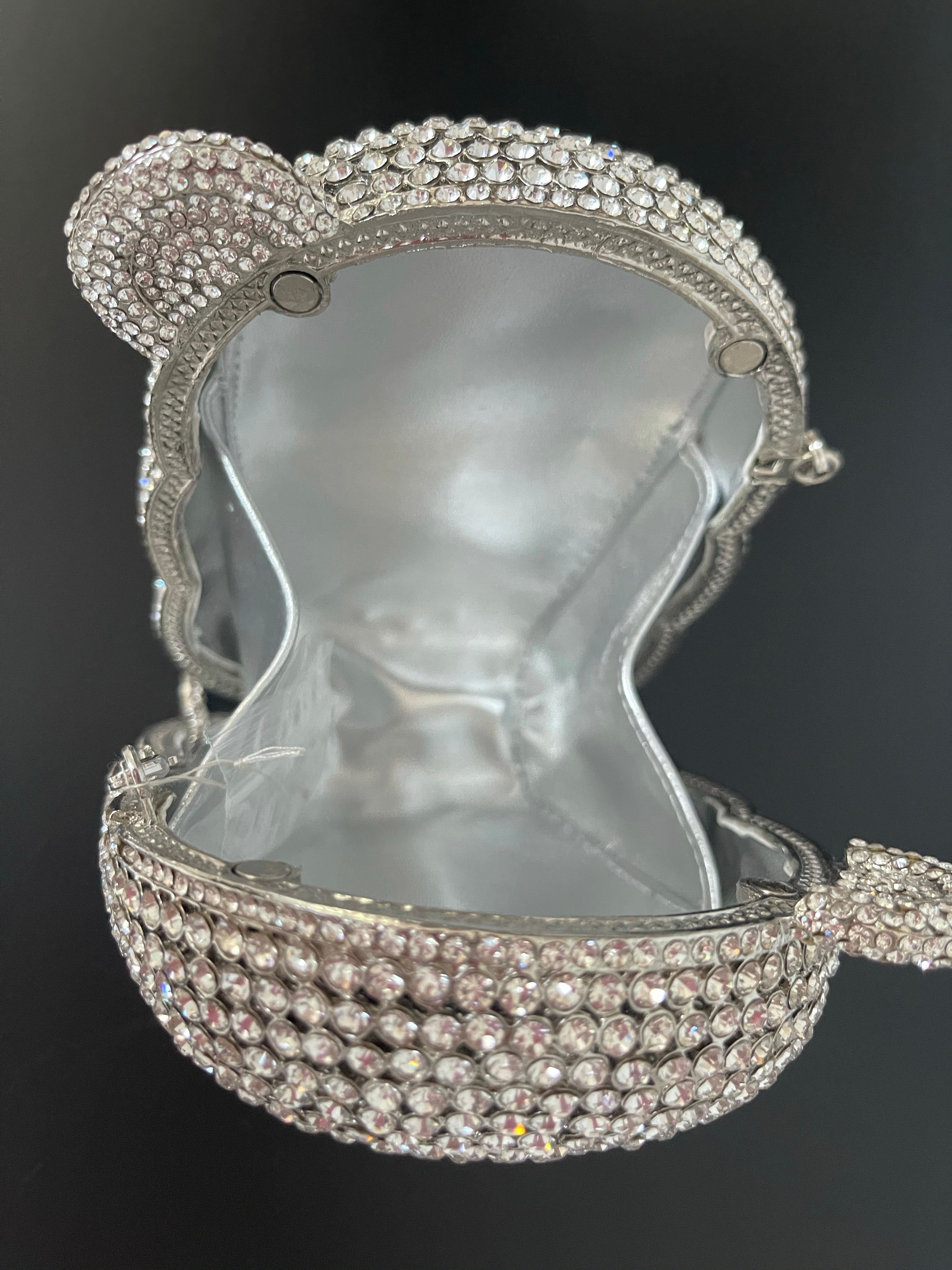 NEW IN Monaveen Diamanté Encrusted Teddy Bear Bag
