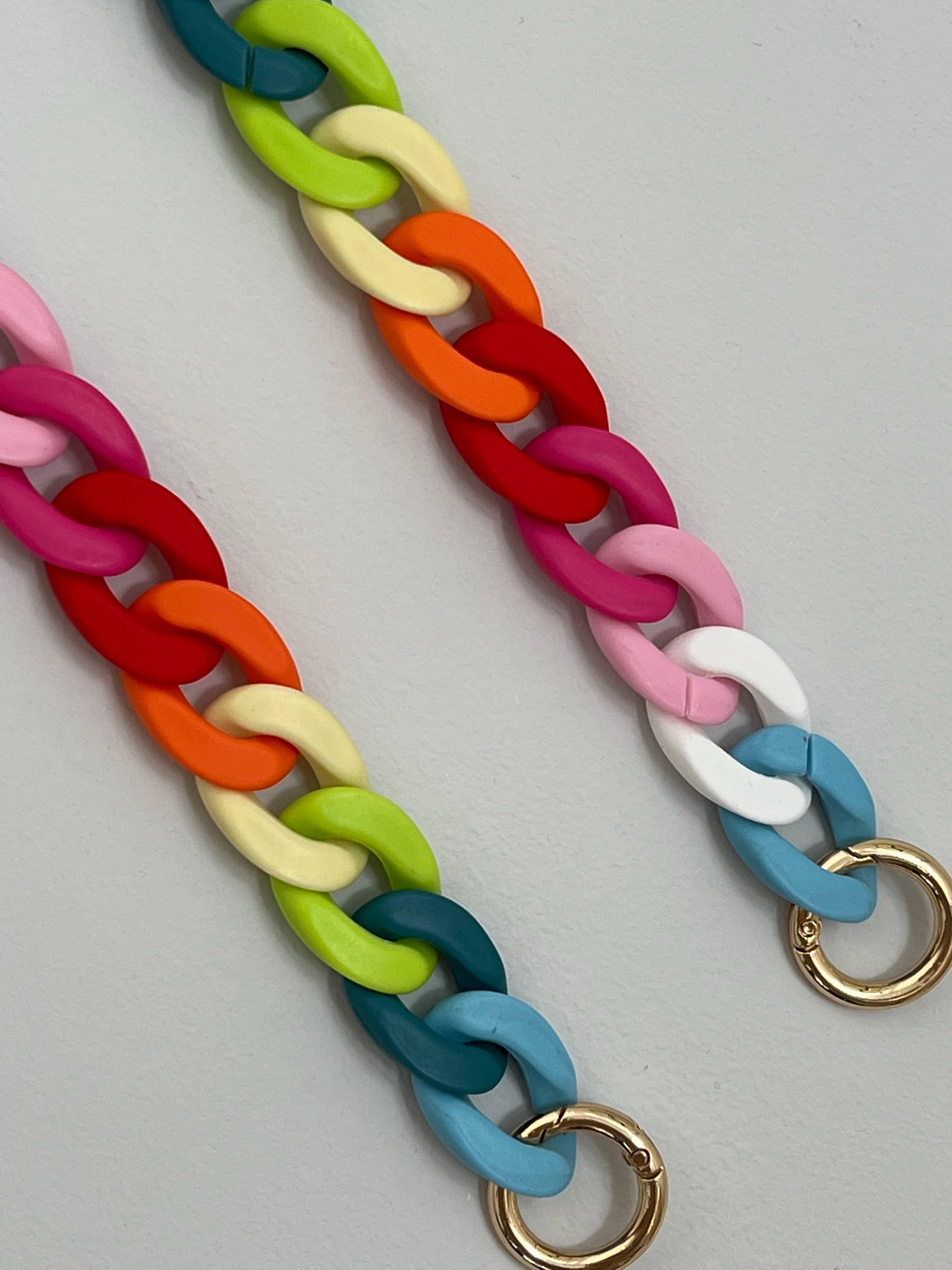 NEW IN BAG STRAP - RAINBOW