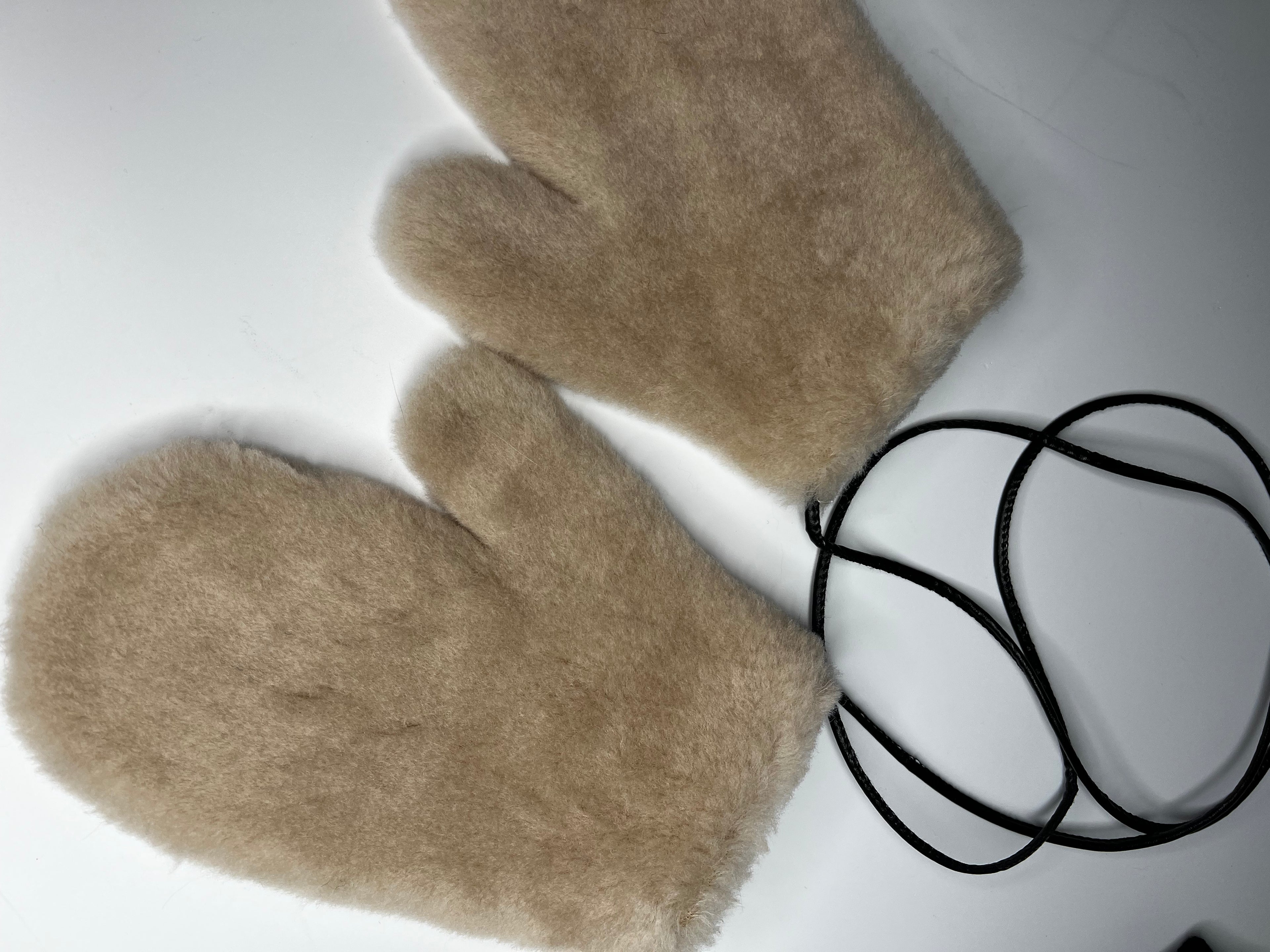 Luxury Teddy Wool Mittens