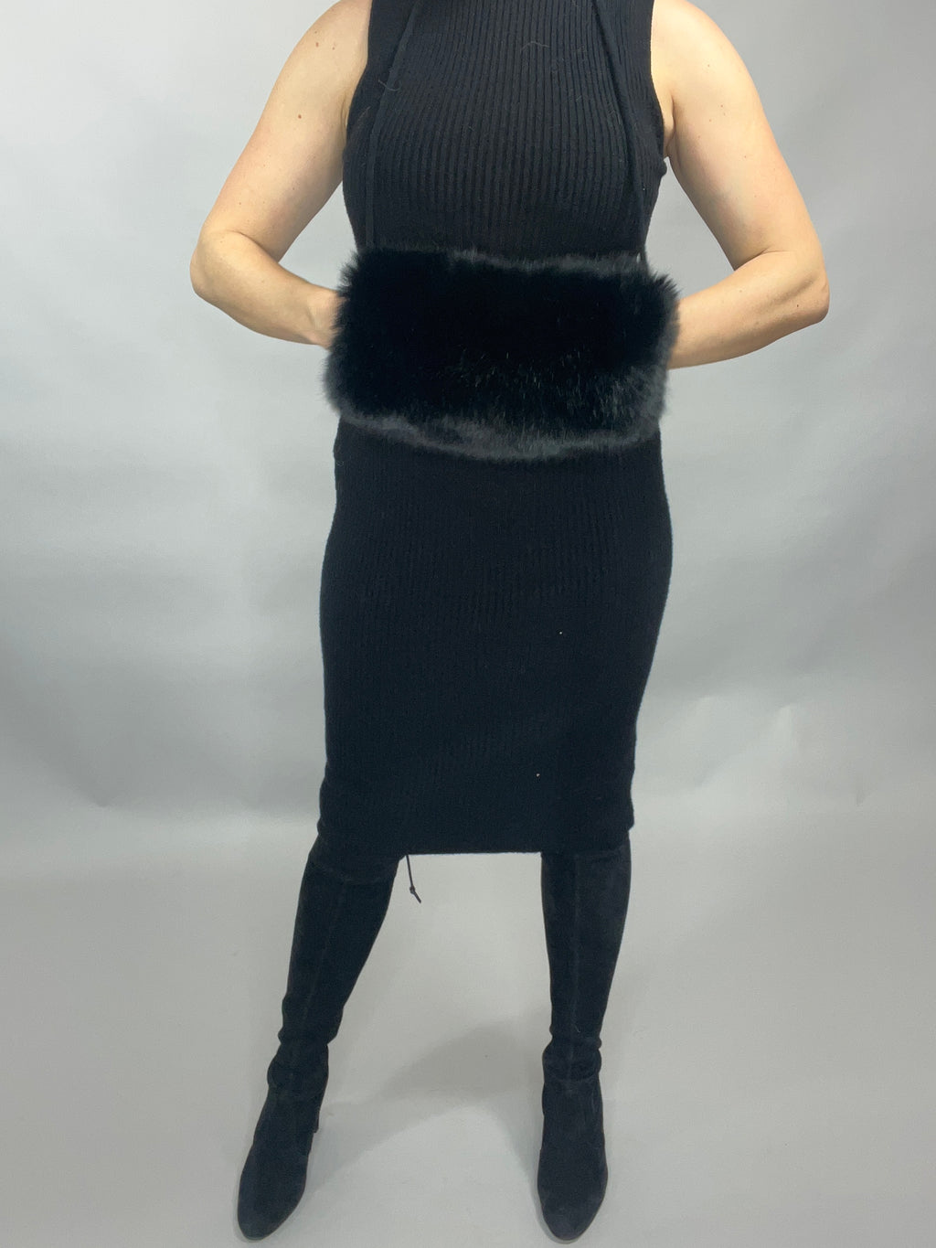 Luxury FAUX FUR HAND MUFF
