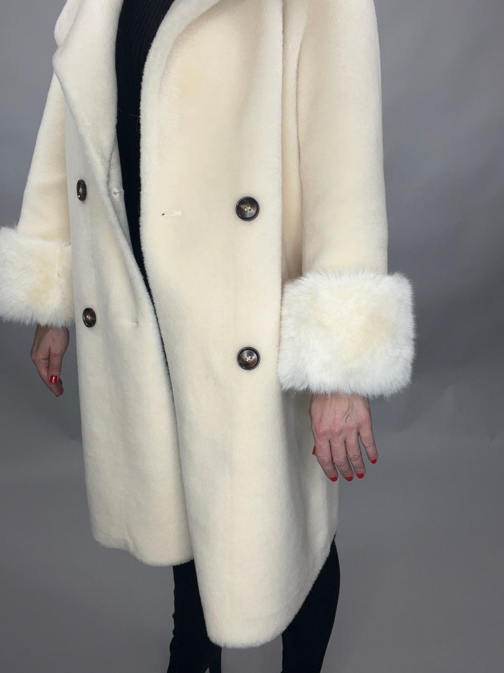 Monaveen Teddy Grace Coat CREAM