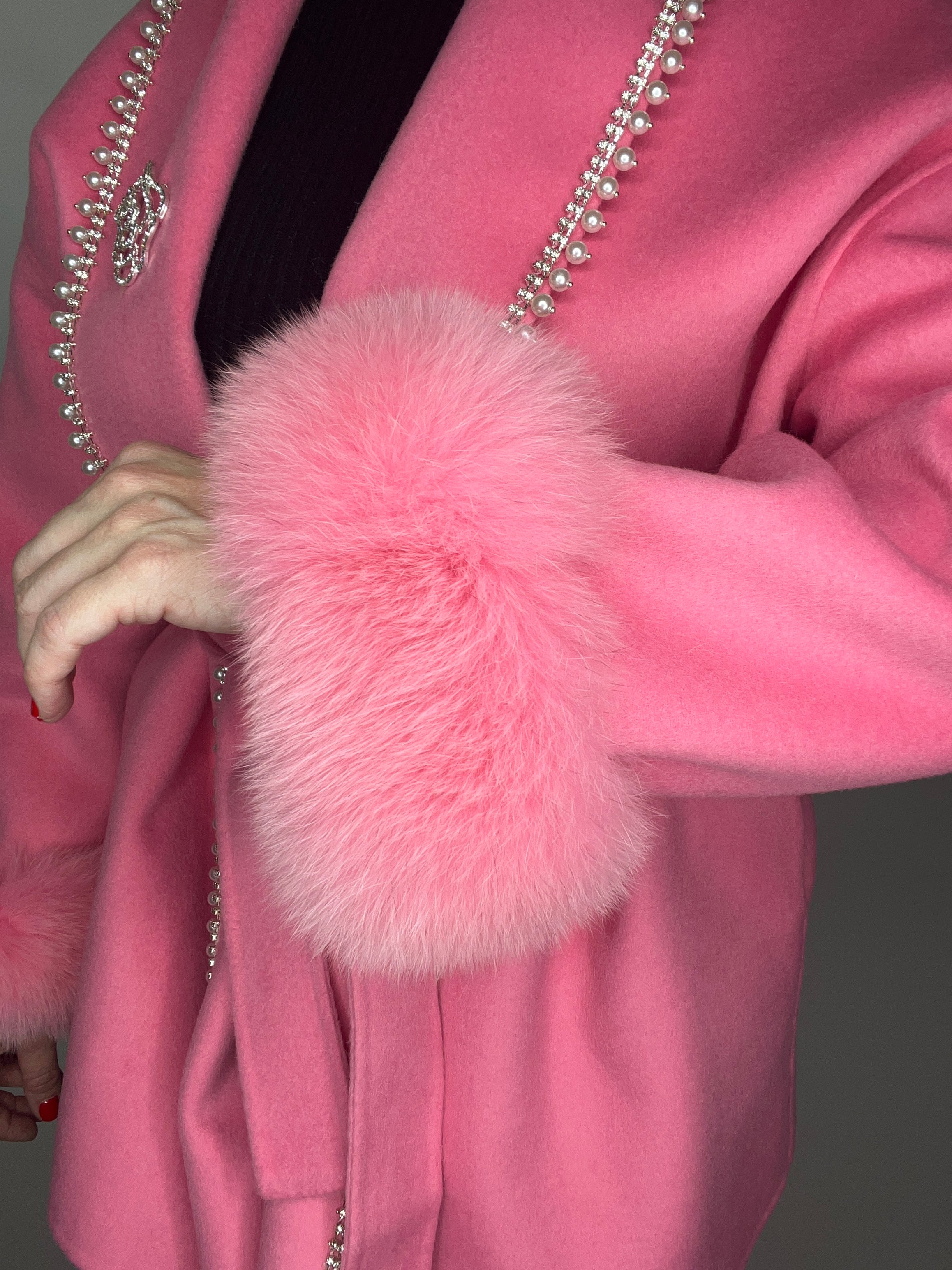 Monaveen Coco Wool Cashmere Coat PINK - SALE